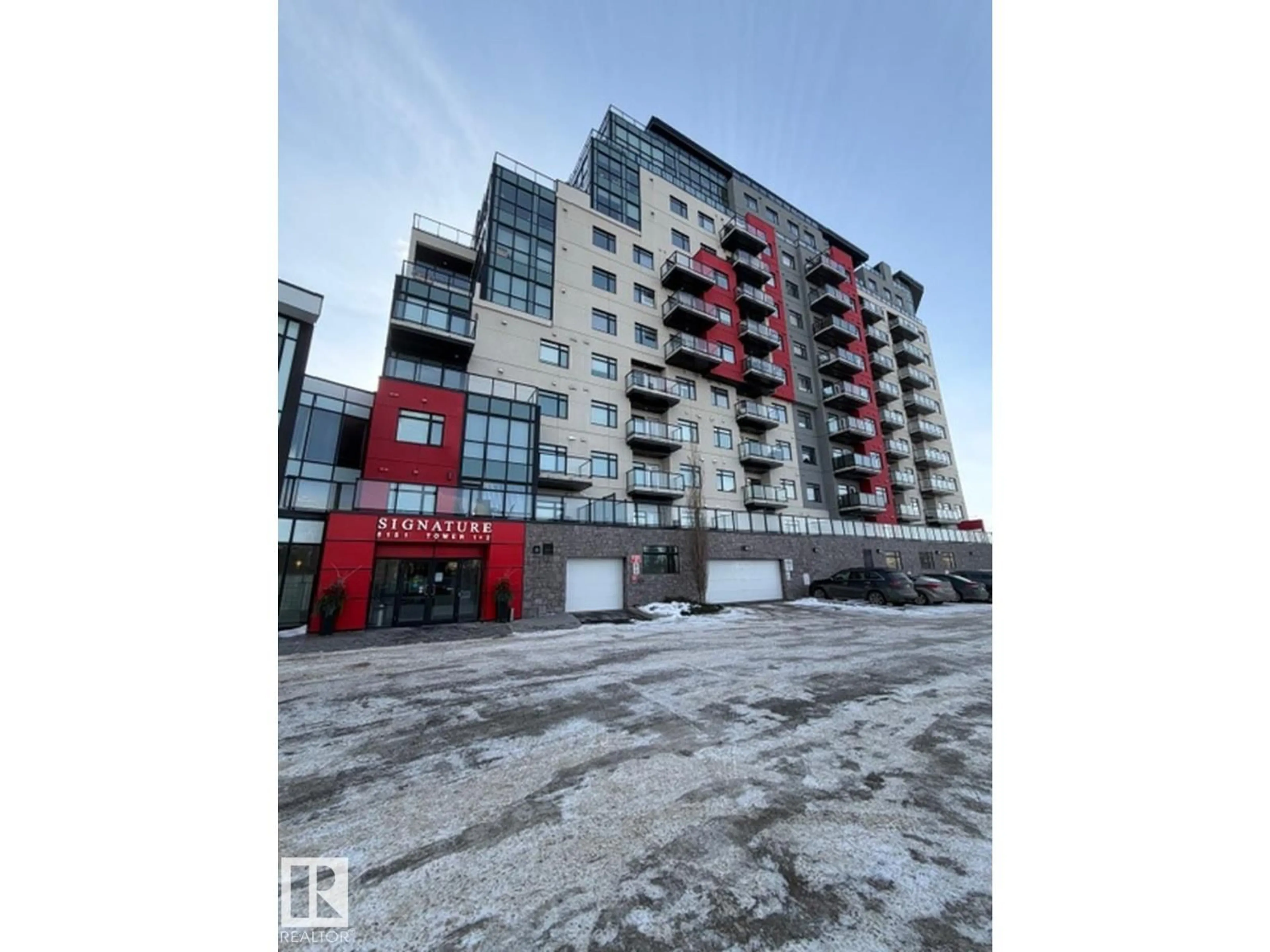 A pic from outside/outdoor area/front of a property/back of a property/a pic from drone, building for 706 - 5151 WINDERMERE BV, Edmonton Alberta T6W2K4