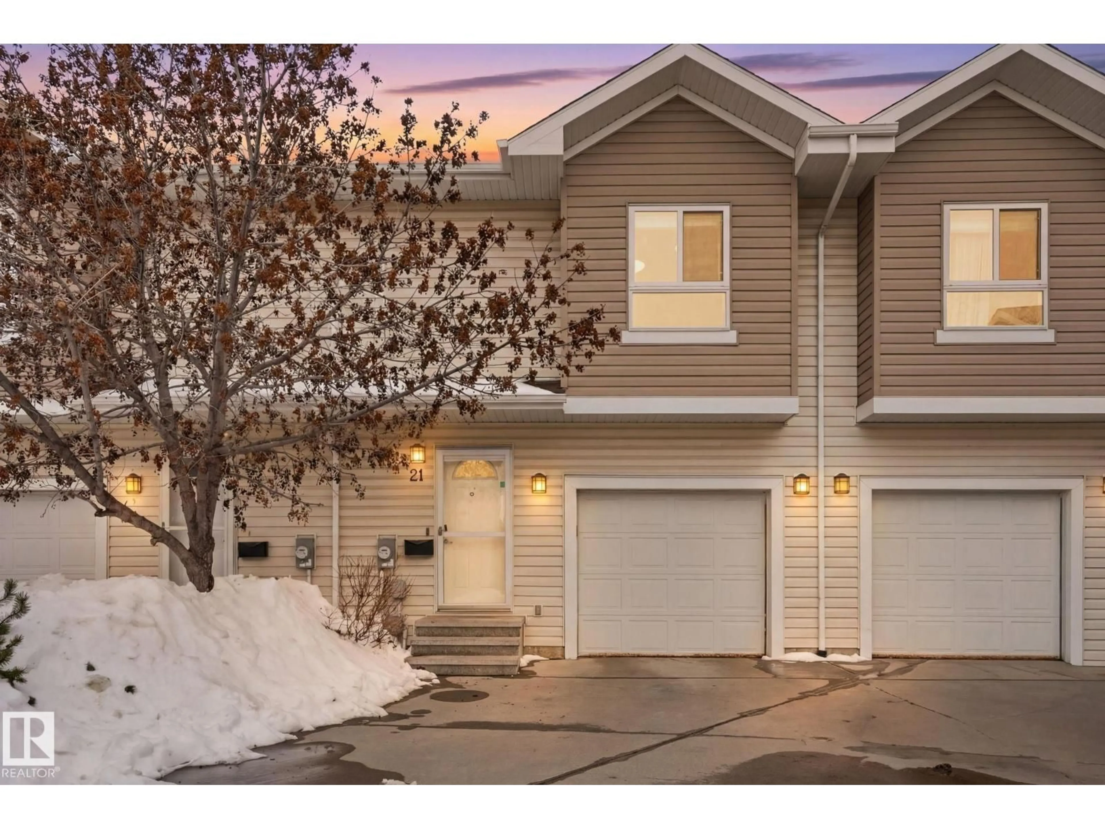 Indoor garage for #21 - 5120 164 AV, Edmonton Alberta T5Y0L7