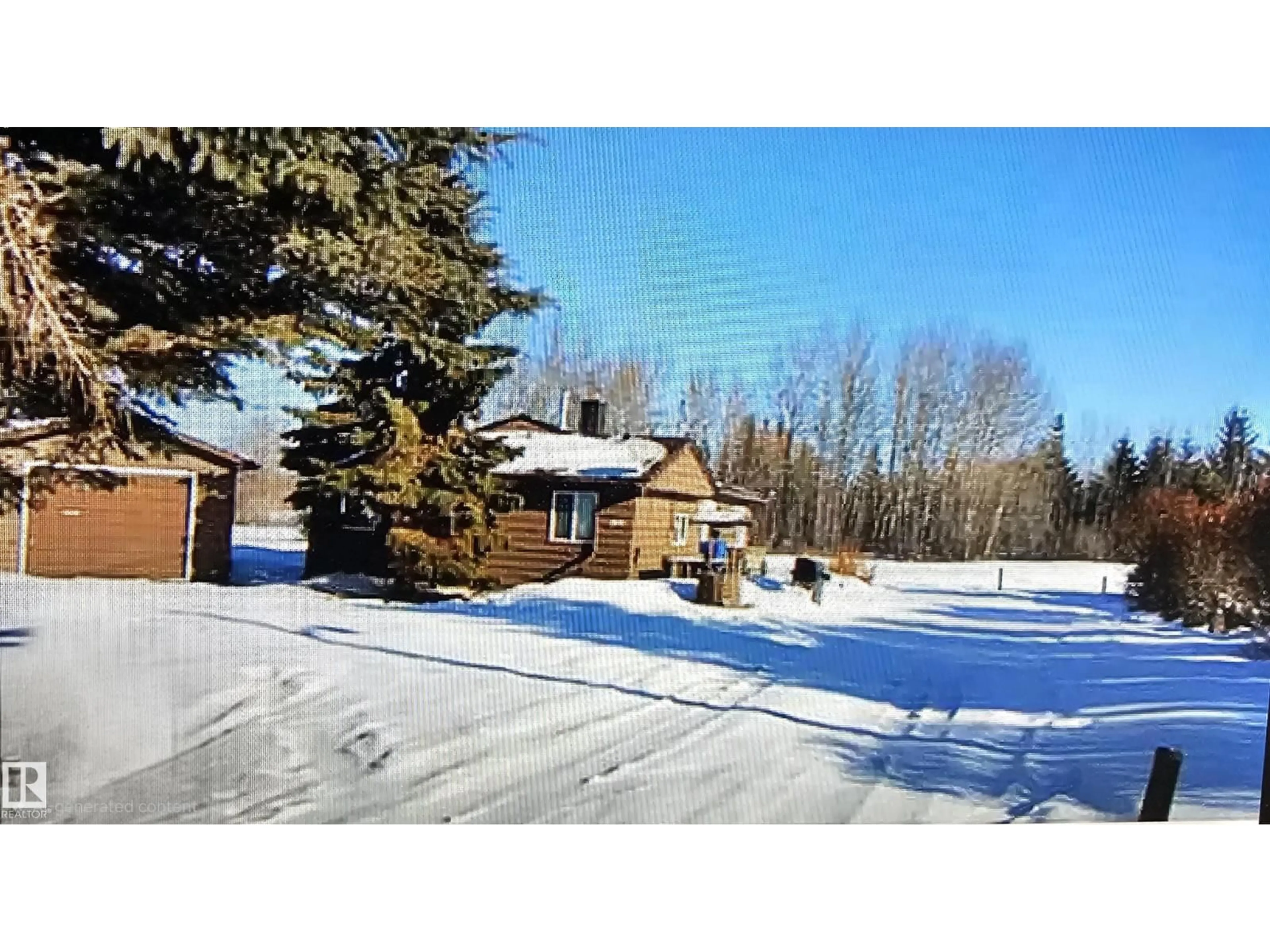A pic from outside/outdoor area/front of a property/back of a property/a pic from drone, street for 215 2 ST, Rural Lac Ste. Anne County Alberta T0E1A0