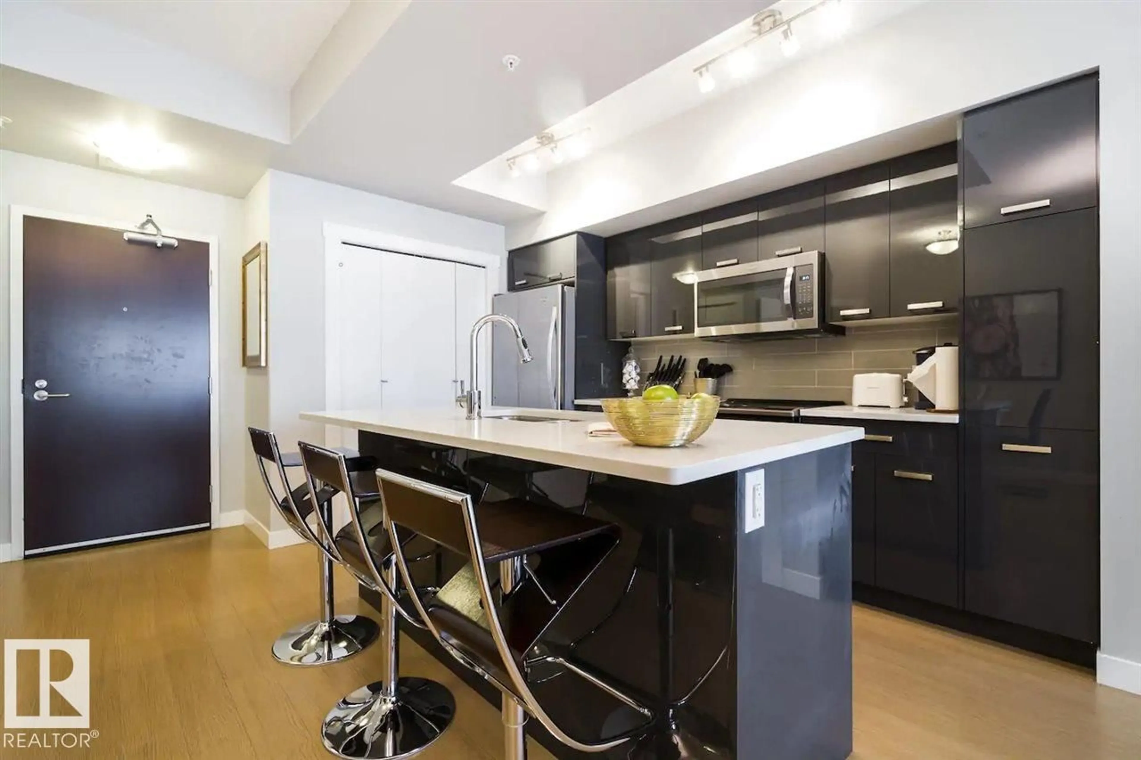 Contemporary kitchen, unknown for #2305 - 10410 102 AV, Edmonton Alberta T5J0E9