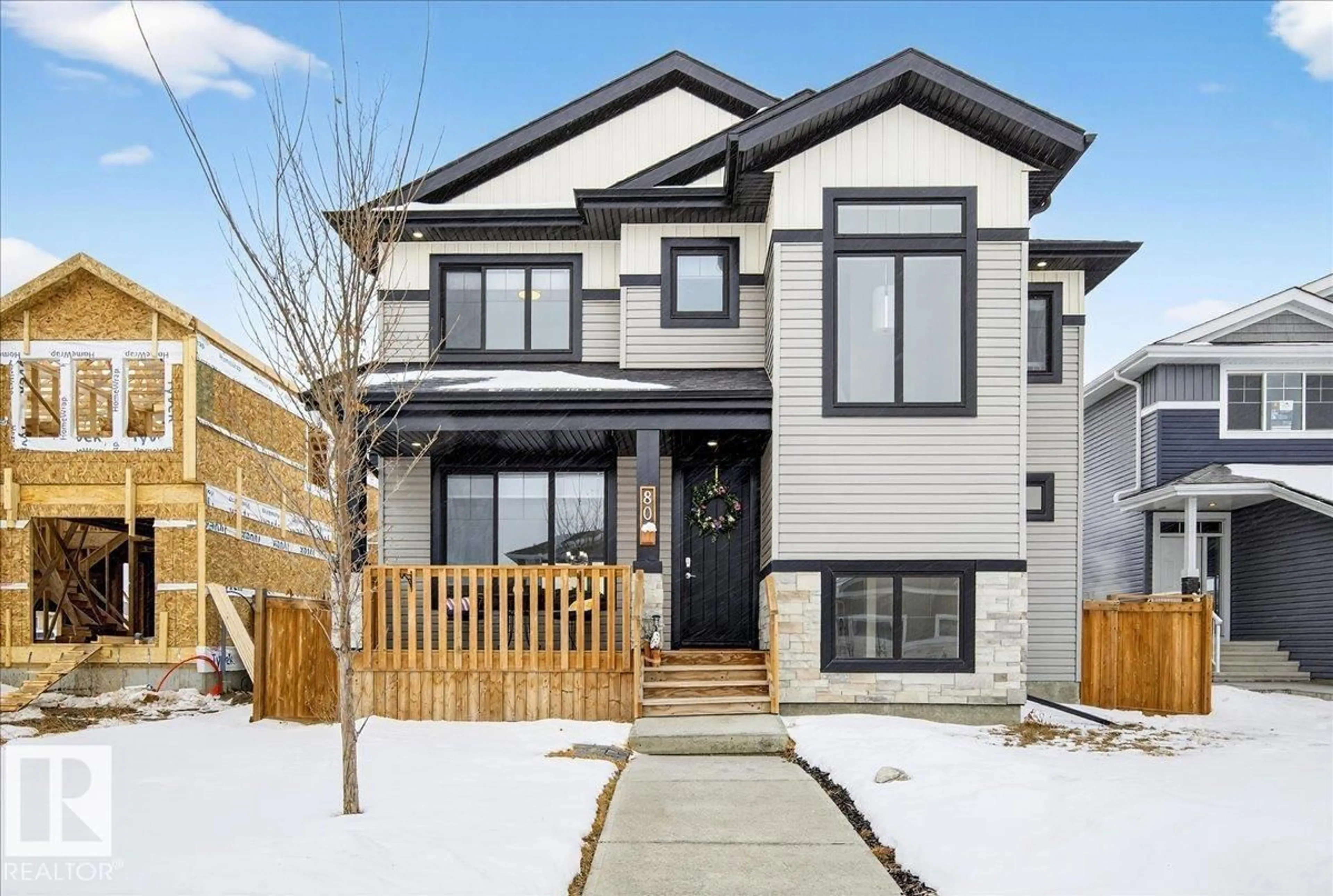 Home with brick exterior material, street for 80 MAPLE CR, Gibbons Alberta T0A1N0