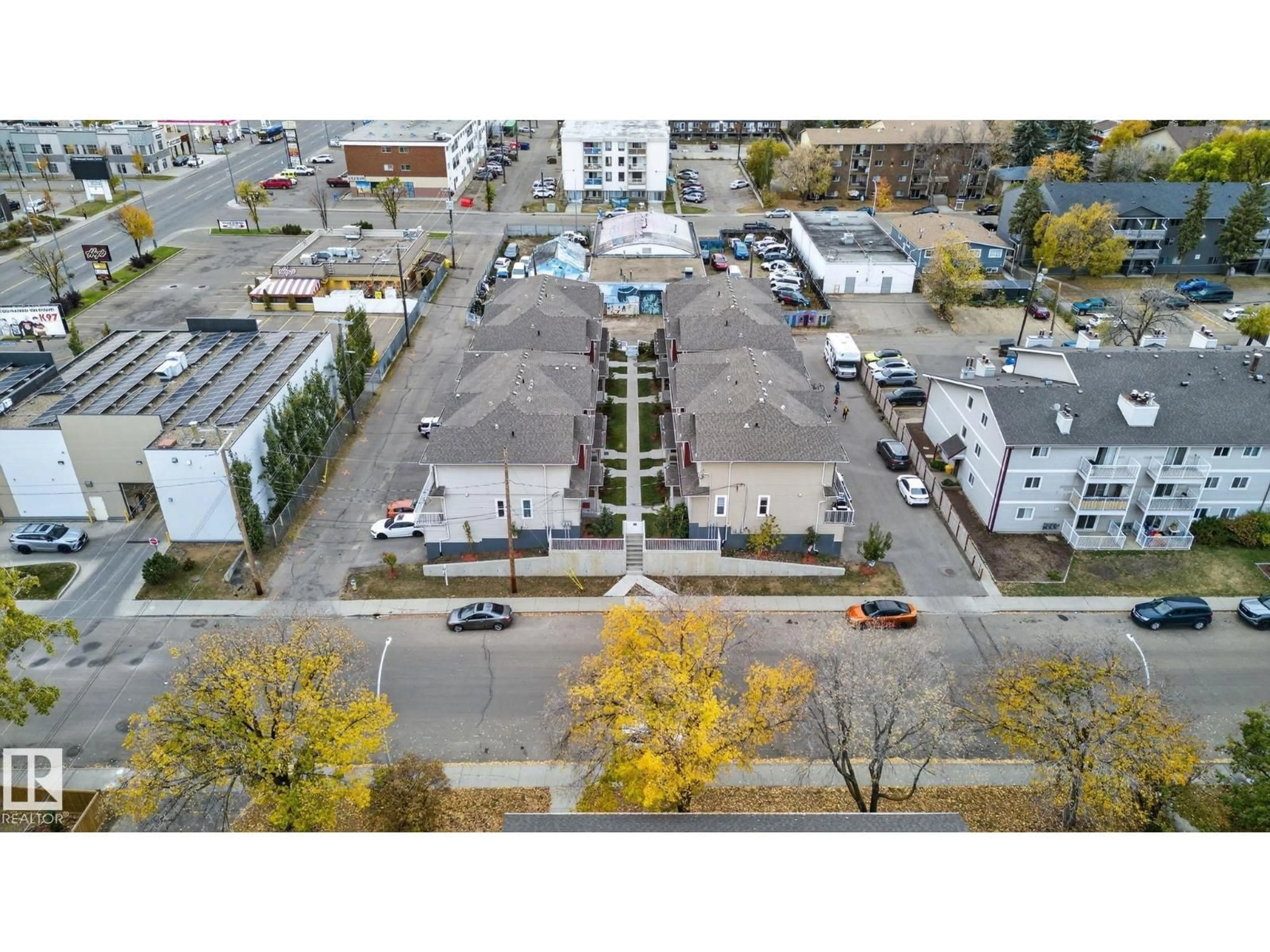 A pic from outside/outdoor area/front of a property/back of a property/a pic from drone, street for 10114 160 STREET NW, Edmonton Alberta T5P3E7
