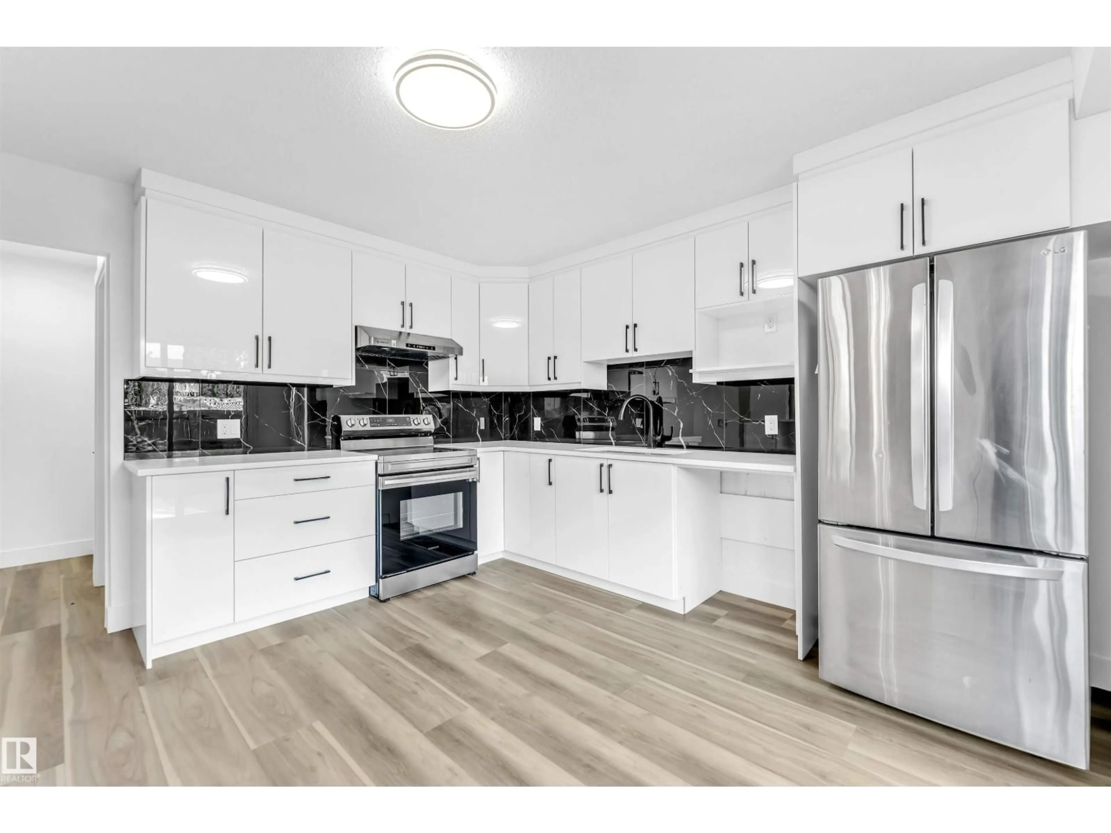Open concept kitchen, unknown for 3508 84 ST NW, Edmonton Alberta T6K0H3