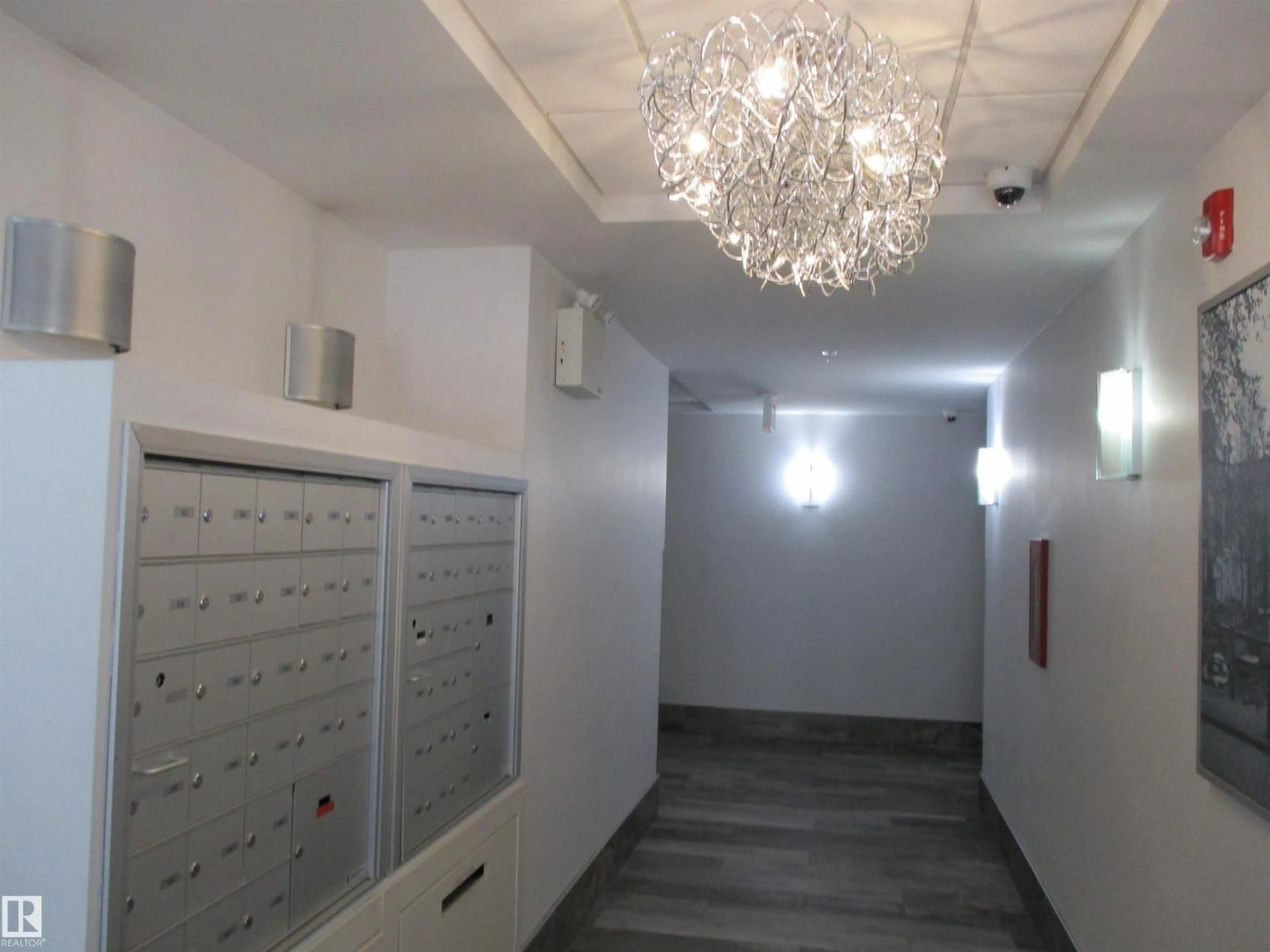 Indoor foyer for #408 - 9907 91 AV NW, Edmonton Alberta T6E2T7