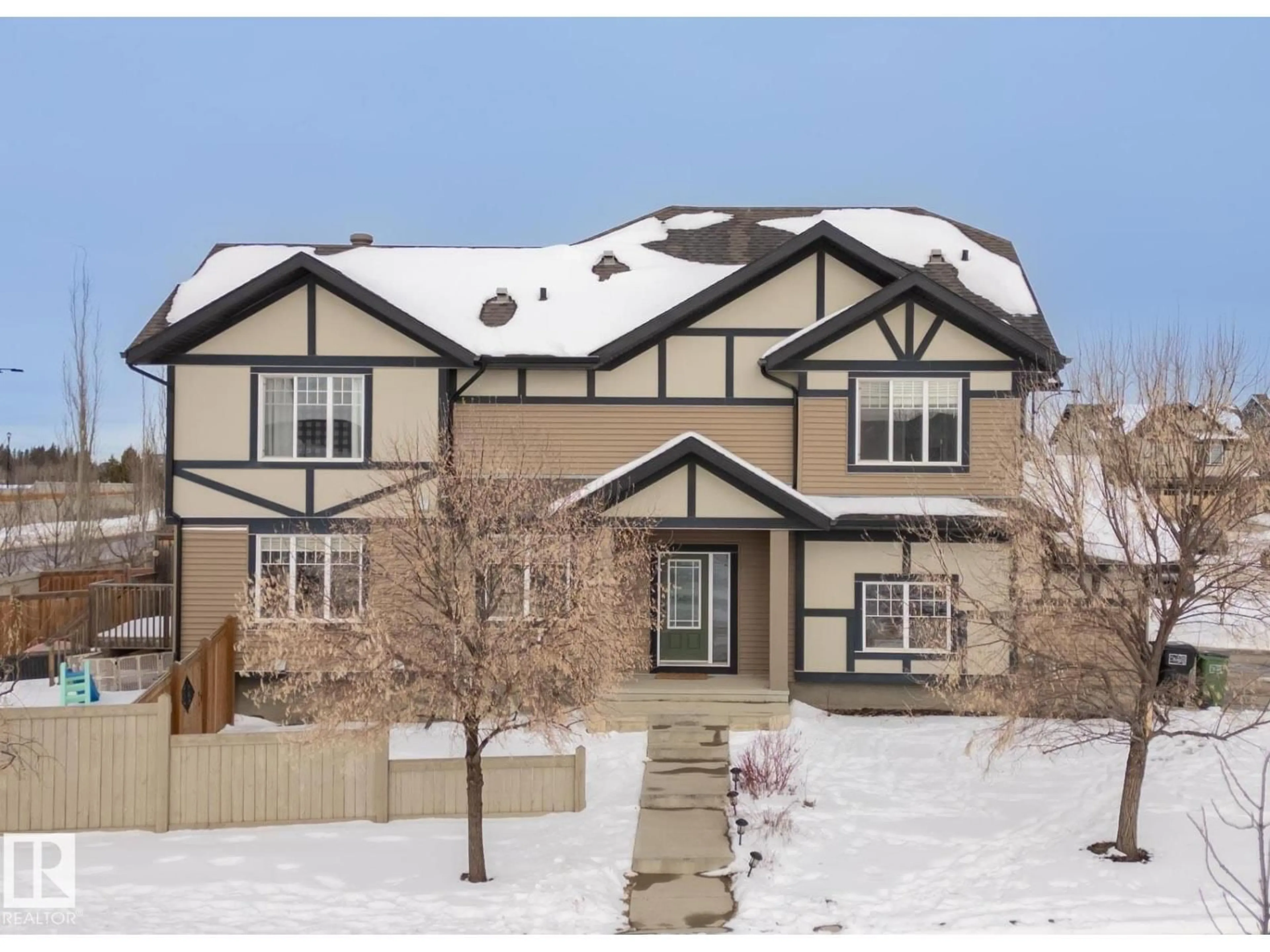 Home with vinyl exterior material, street for SW - 2704 COUGHLAN GR, Edmonton Alberta T6W3N8