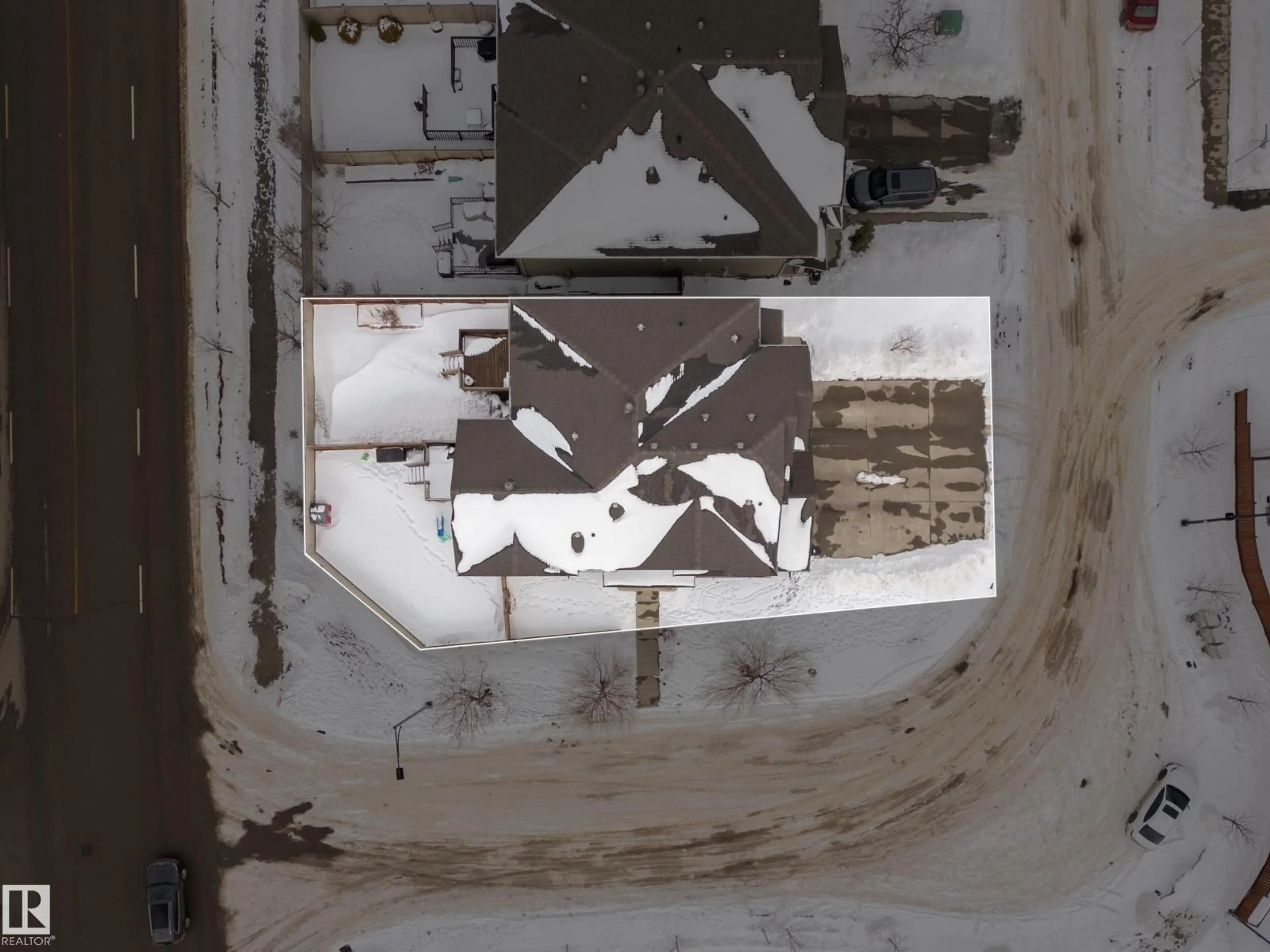 A pic from outside/outdoor area/front of a property/back of a property/a pic from drone, building for SW - 2704 COUGHLAN GR, Edmonton Alberta T6W3N8