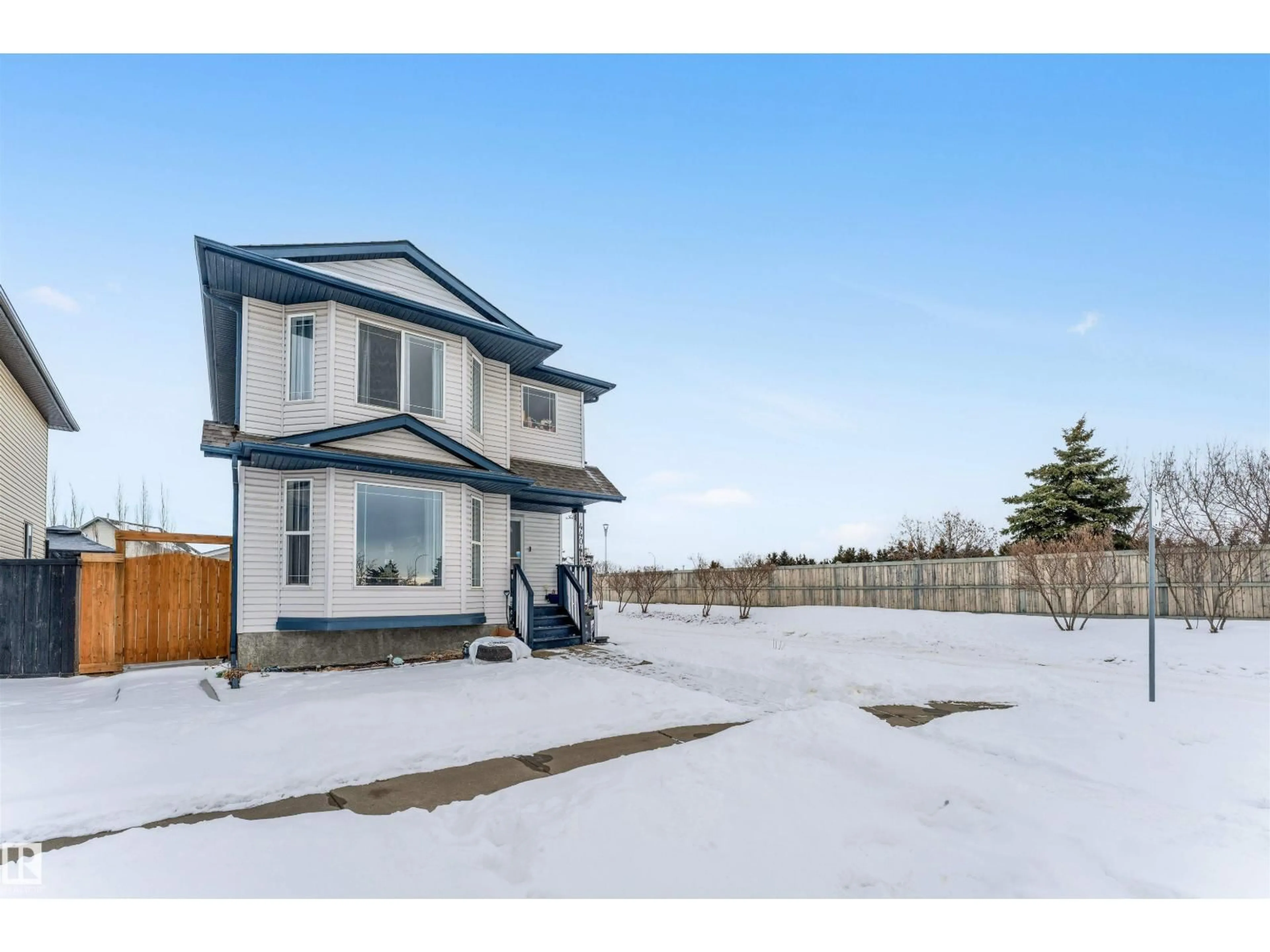A pic from outside/outdoor area/front of a property/back of a property/a pic from drone, street for NW - 4404 150 AV, Edmonton Alberta T5Y2Z9