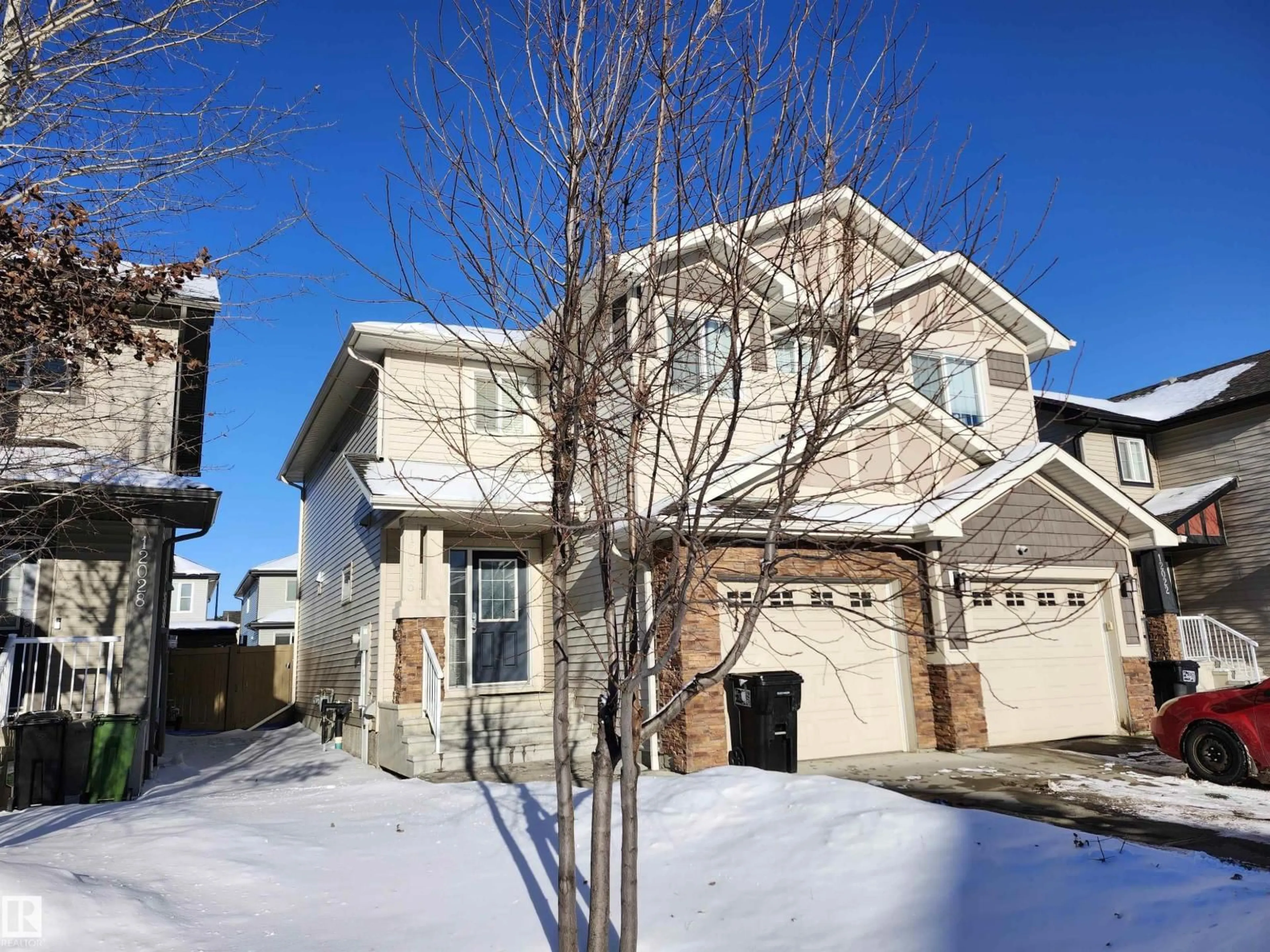 A pic from outside/outdoor area/front of a property/back of a property/a pic from drone, street for NW - 12026 167B AV, Edmonton Alberta T5X0G6