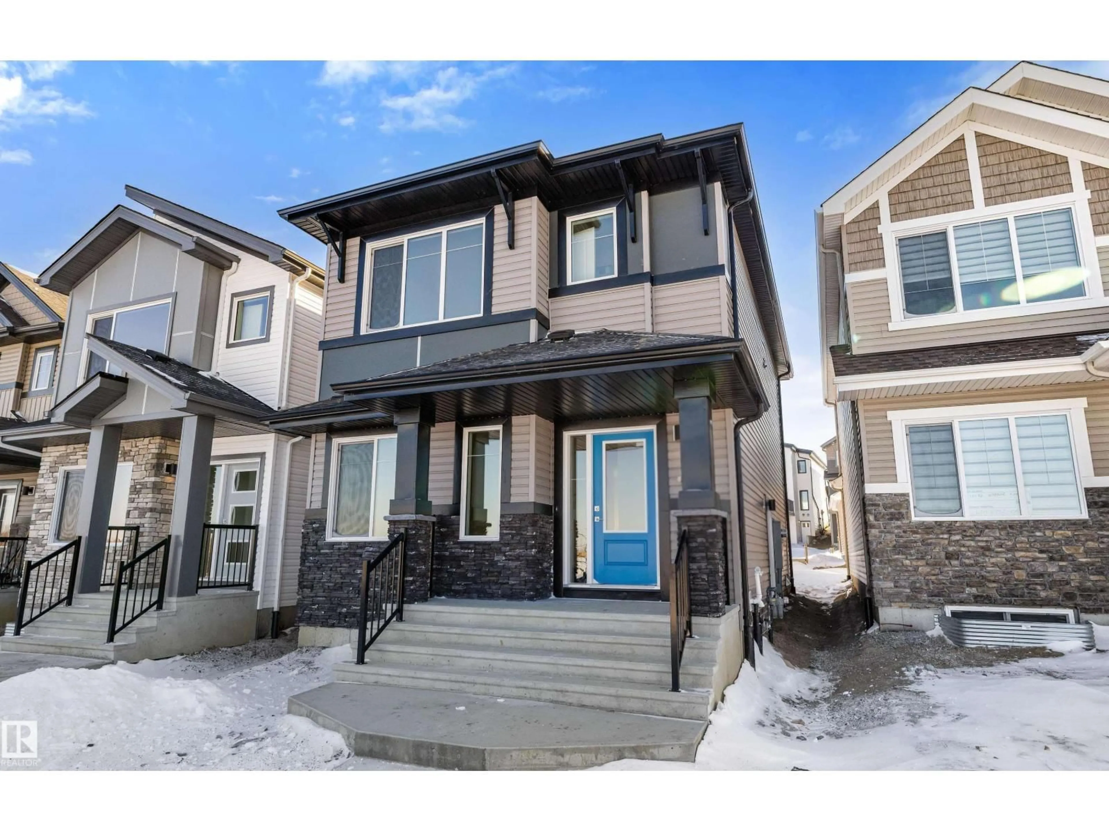 Home with vinyl exterior material, street for 4594 WARBLER LO, Edmonton Alberta T5S0W9