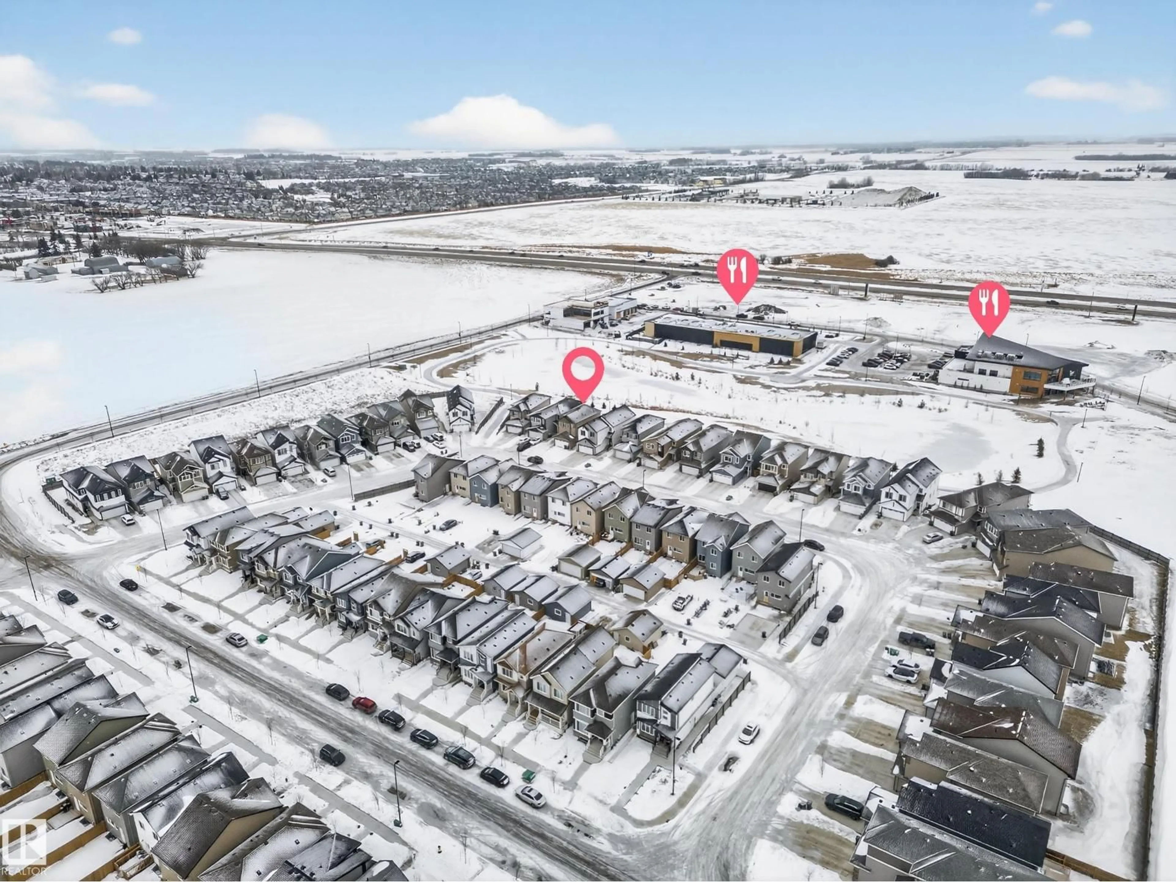 A pic from outside/outdoor area/front of a property/back of a property/a pic from drone, street for 7104 47A STREET, Beaumont Alberta T4X3B7