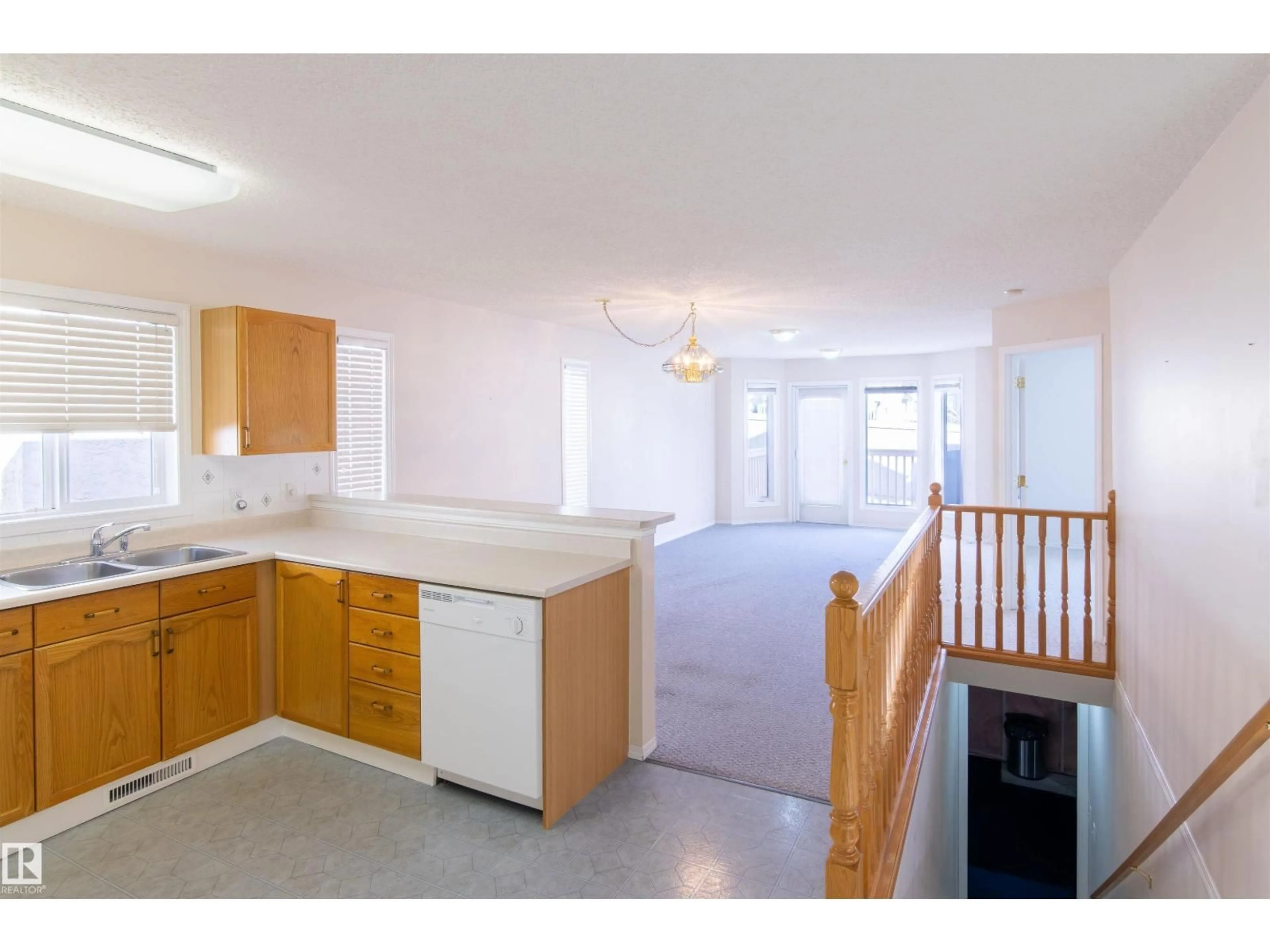 Open concept kitchen, unknown for #41 - 14428 MILLER BV, Edmonton Alberta T5Y2Y6