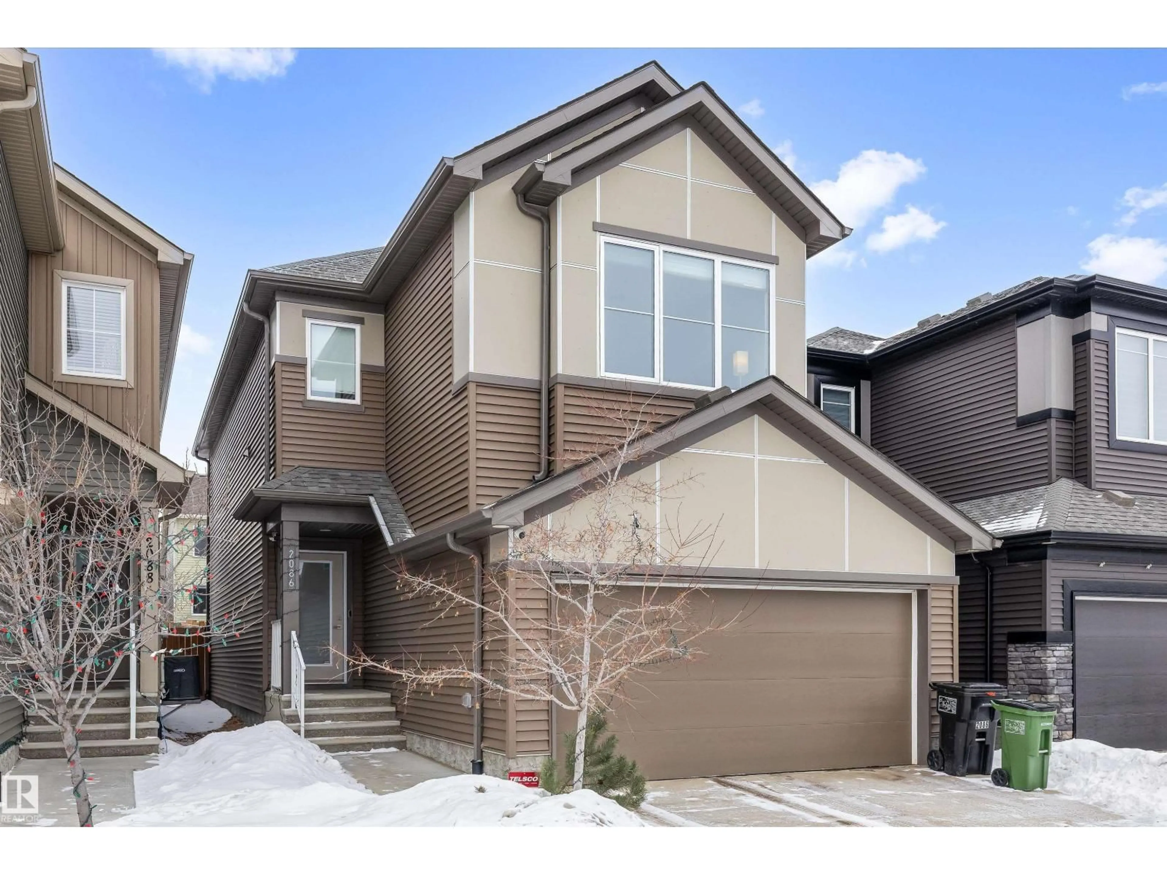 Home with vinyl exterior material, street for 2086 GRAYDON HILL CR, Edmonton Alberta T6W4C7