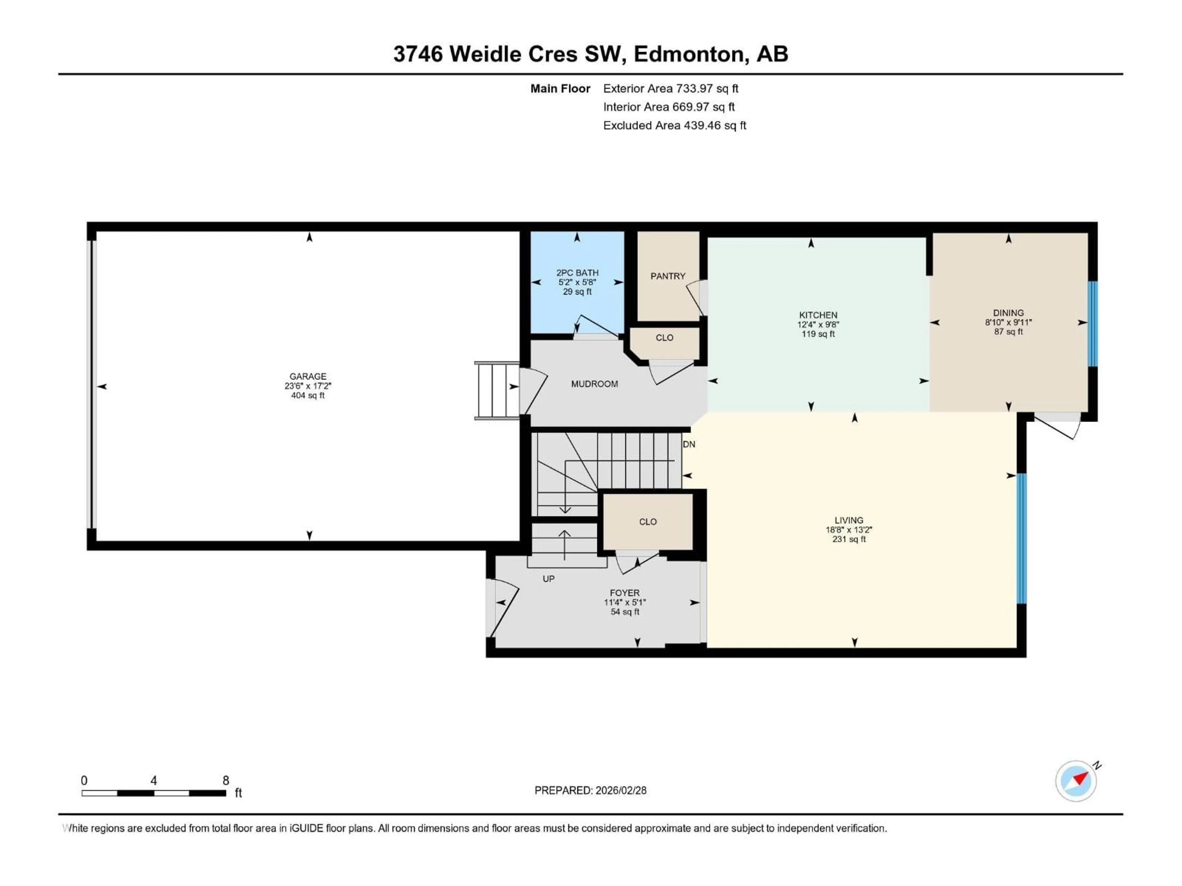Floor plan for SW - 3746 WEIDLE CR, Edmonton Alberta T6E5A6
