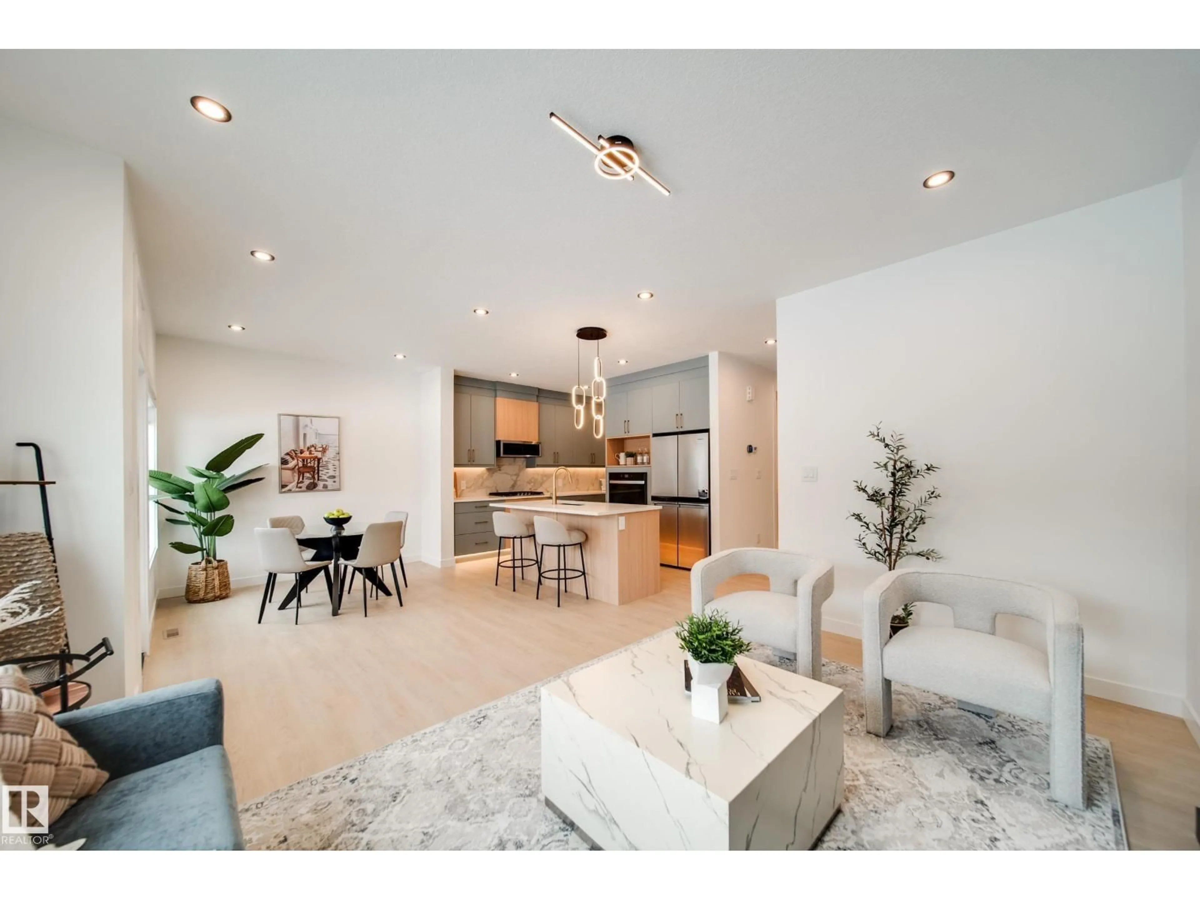 Open concept kitchen, unknown for 24 BLACKBIRD BN, Fort Saskatchewan Alberta T8L0G6