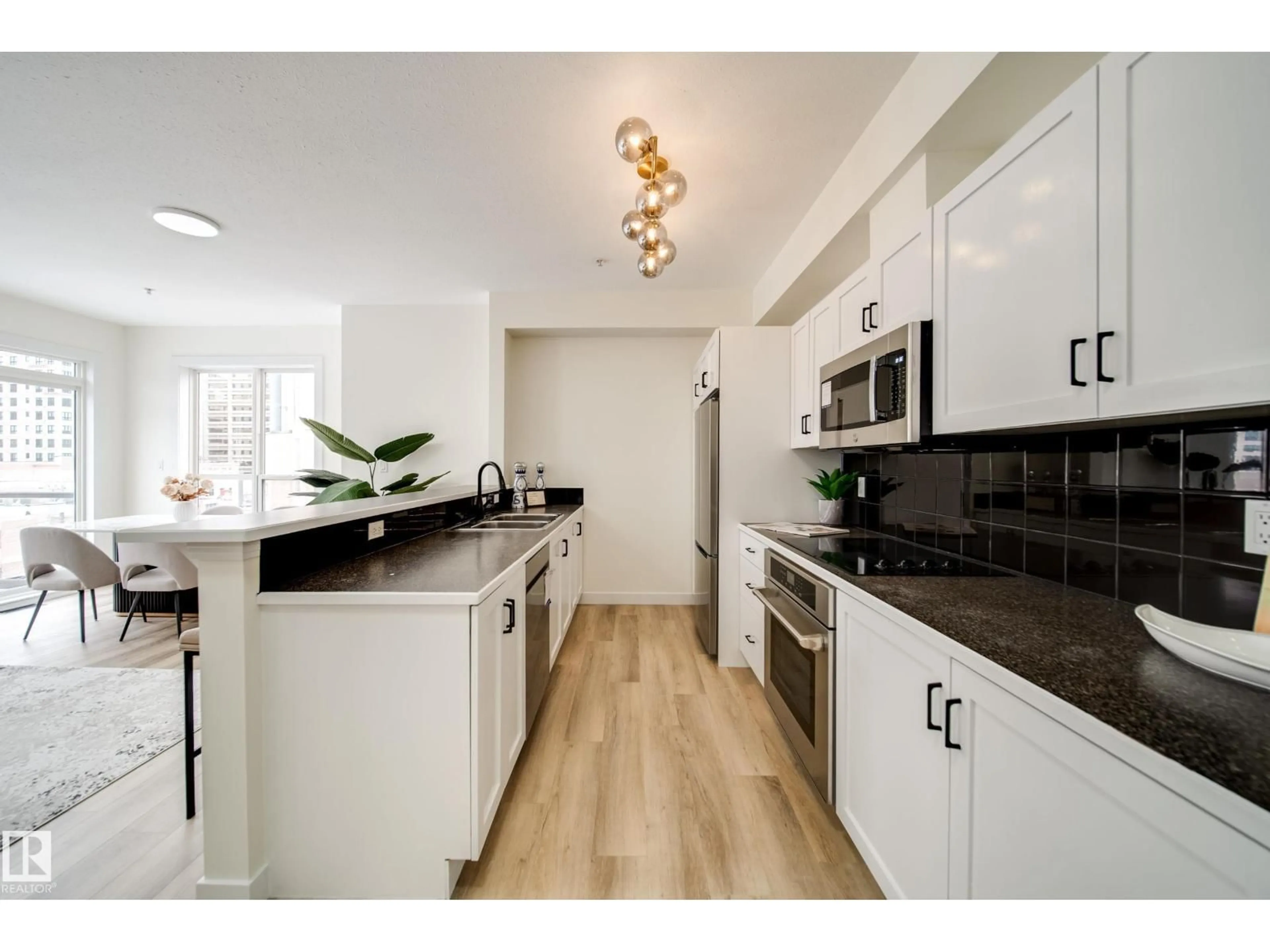 Open concept kitchen, unknown for 532 10023 110 ST NW, Edmonton Alberta T5K1J5