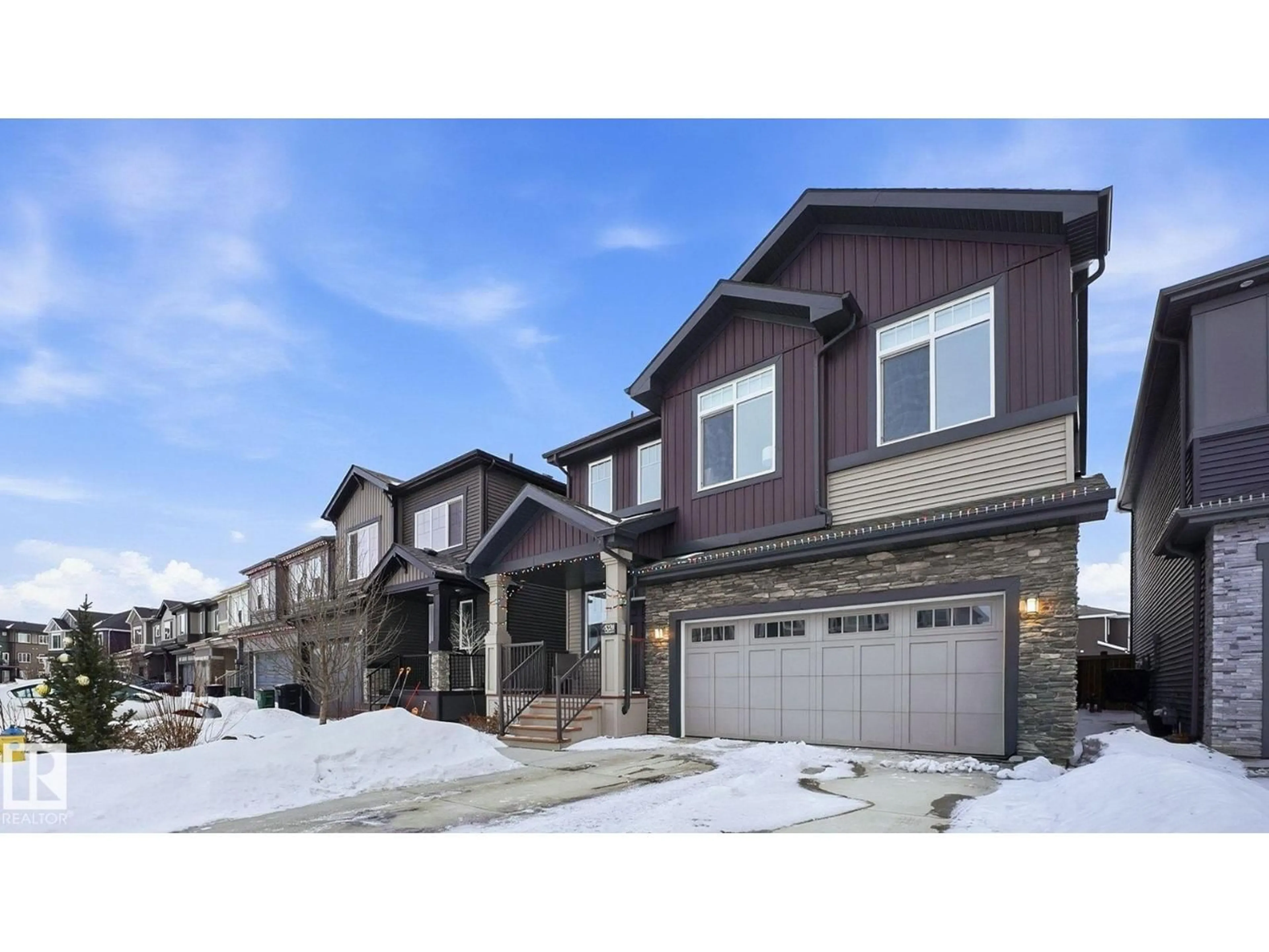 Home with brick exterior material, street for 8320 MAYDAY LI, Edmonton Alberta T6X2K9