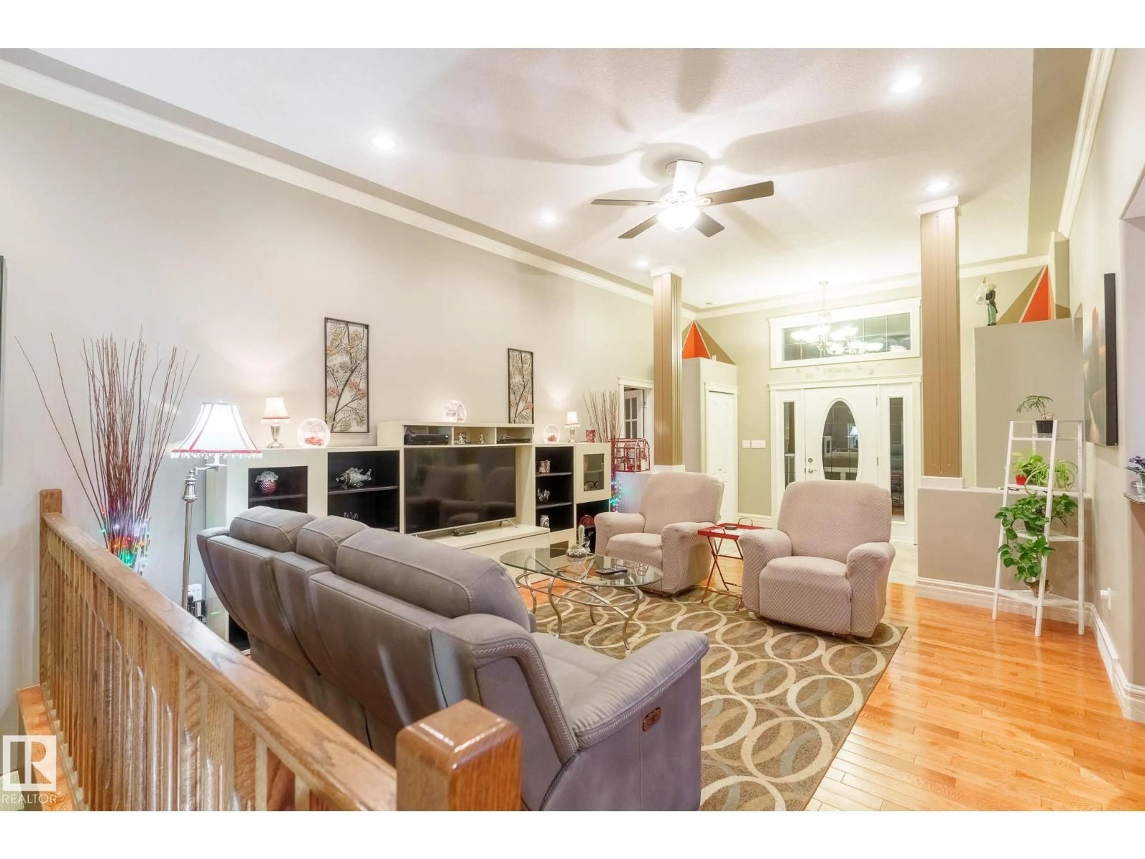 Living room with furniture, unknown for 50431 RGE RD, Rural Leduc County Alberta T0B3M2