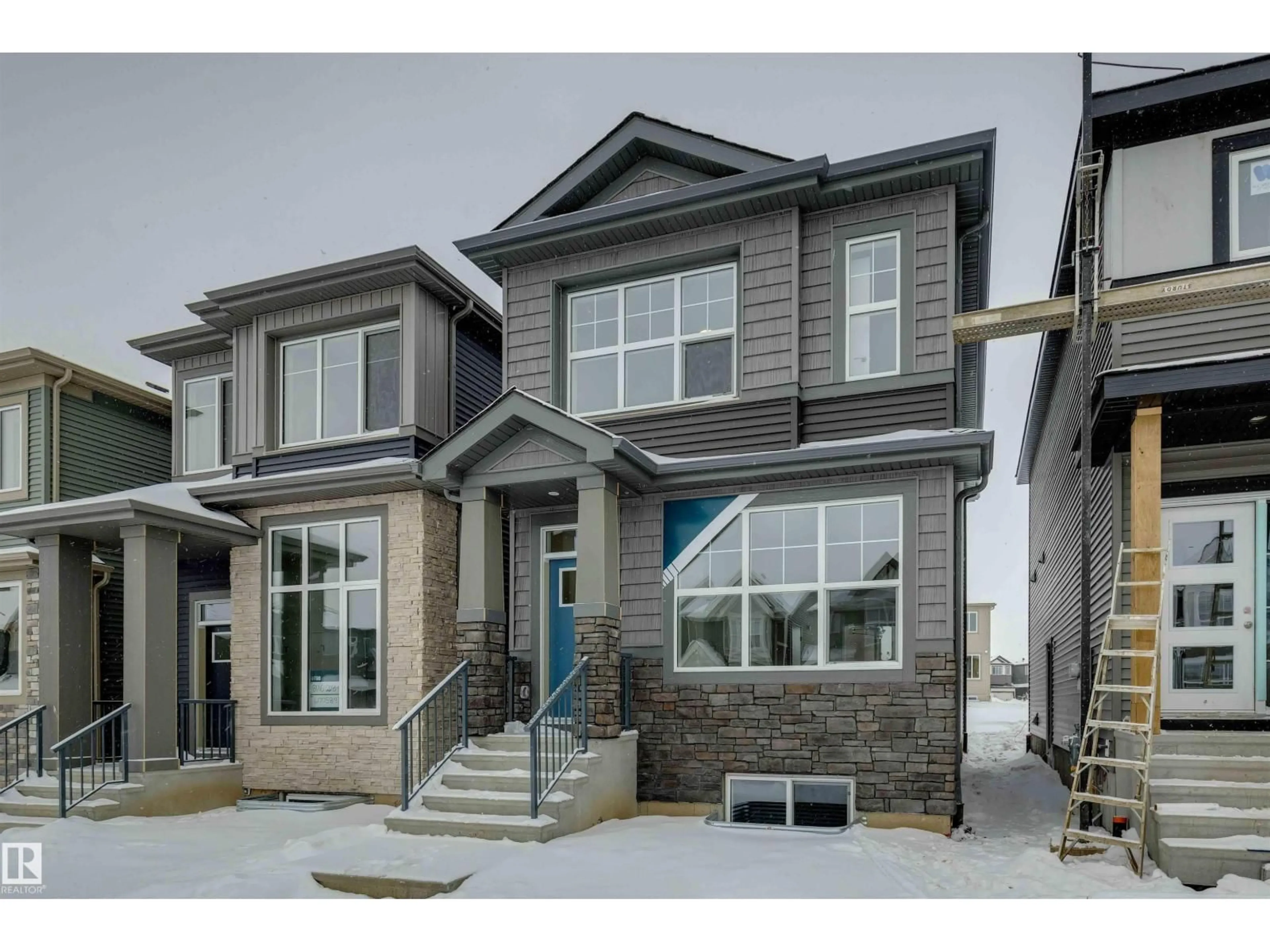 Home with vinyl exterior material, street for NW - 8120 228 ST, Edmonton Alberta T5T4N5