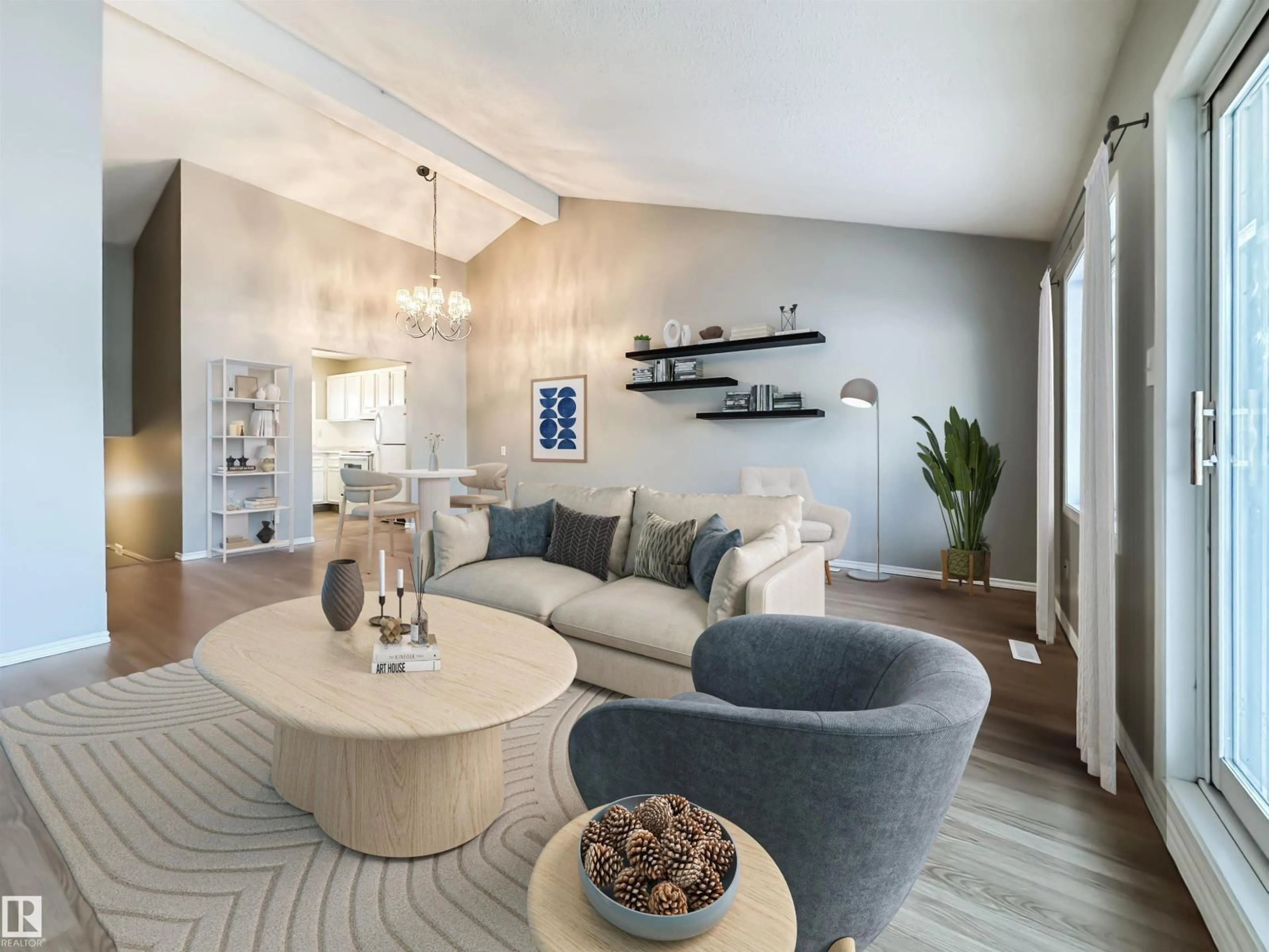 Living room with furniture, unknown for 50 6220 172 ST NW, Edmonton Alberta T5T3R4