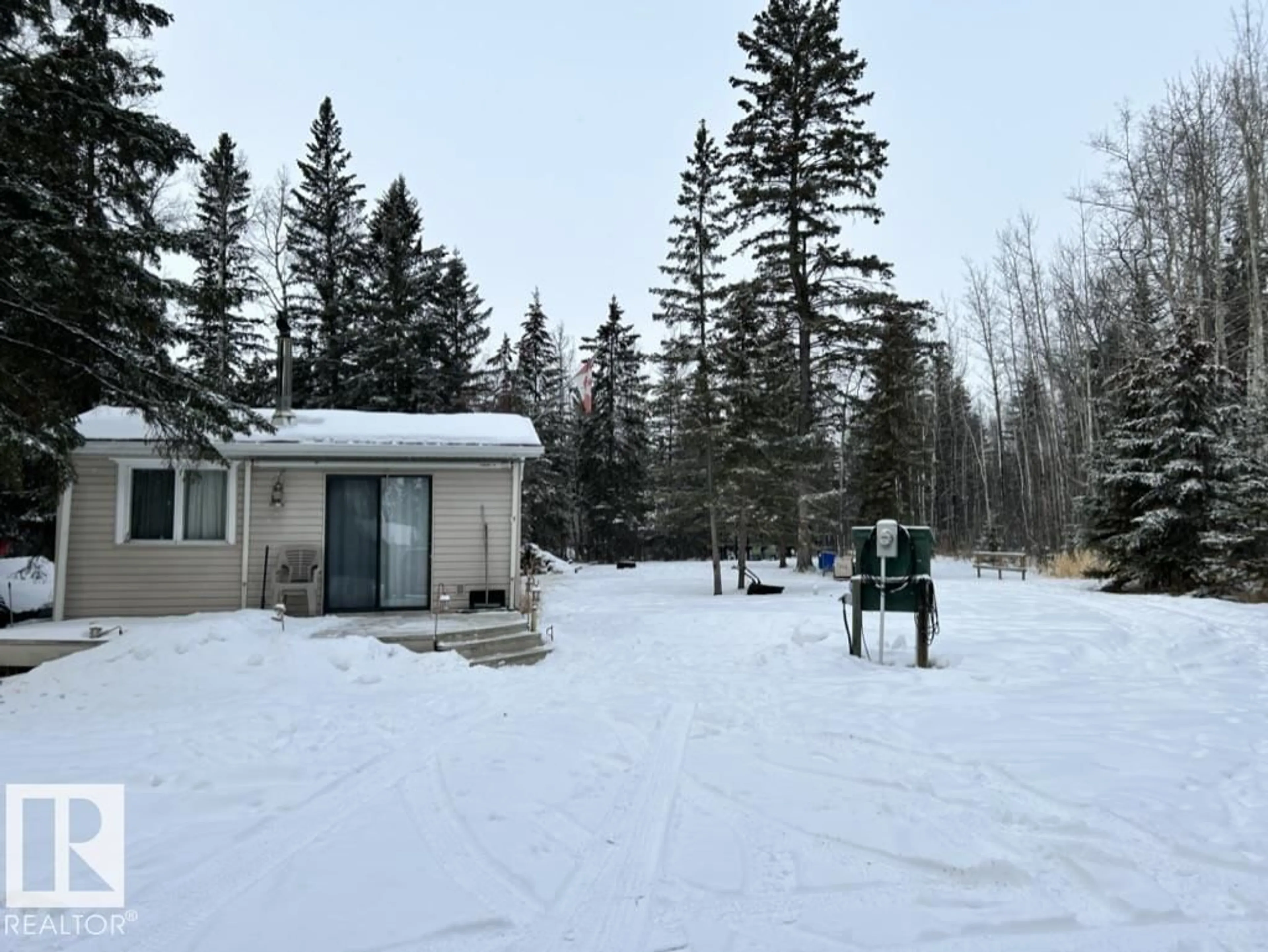 A pic from outside/outdoor area/front of a property/back of a property/a pic from drone, forest/trees view for 55061 TWP ROAD 462, Rural Wetaskiwin County Alberta T0C0T0