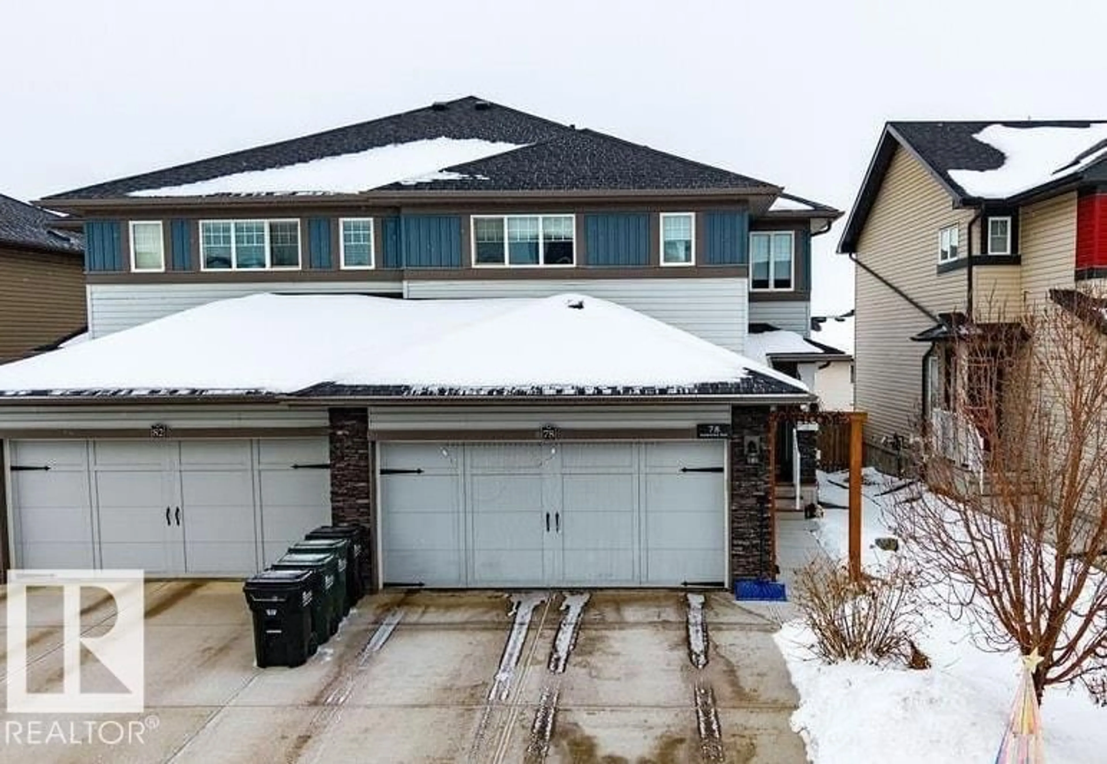 A pic from outside/outdoor area/front of a property/back of a property/a pic from drone, street for 78 AMBLESIDE WY, Sherwood Park Alberta T8H1A5