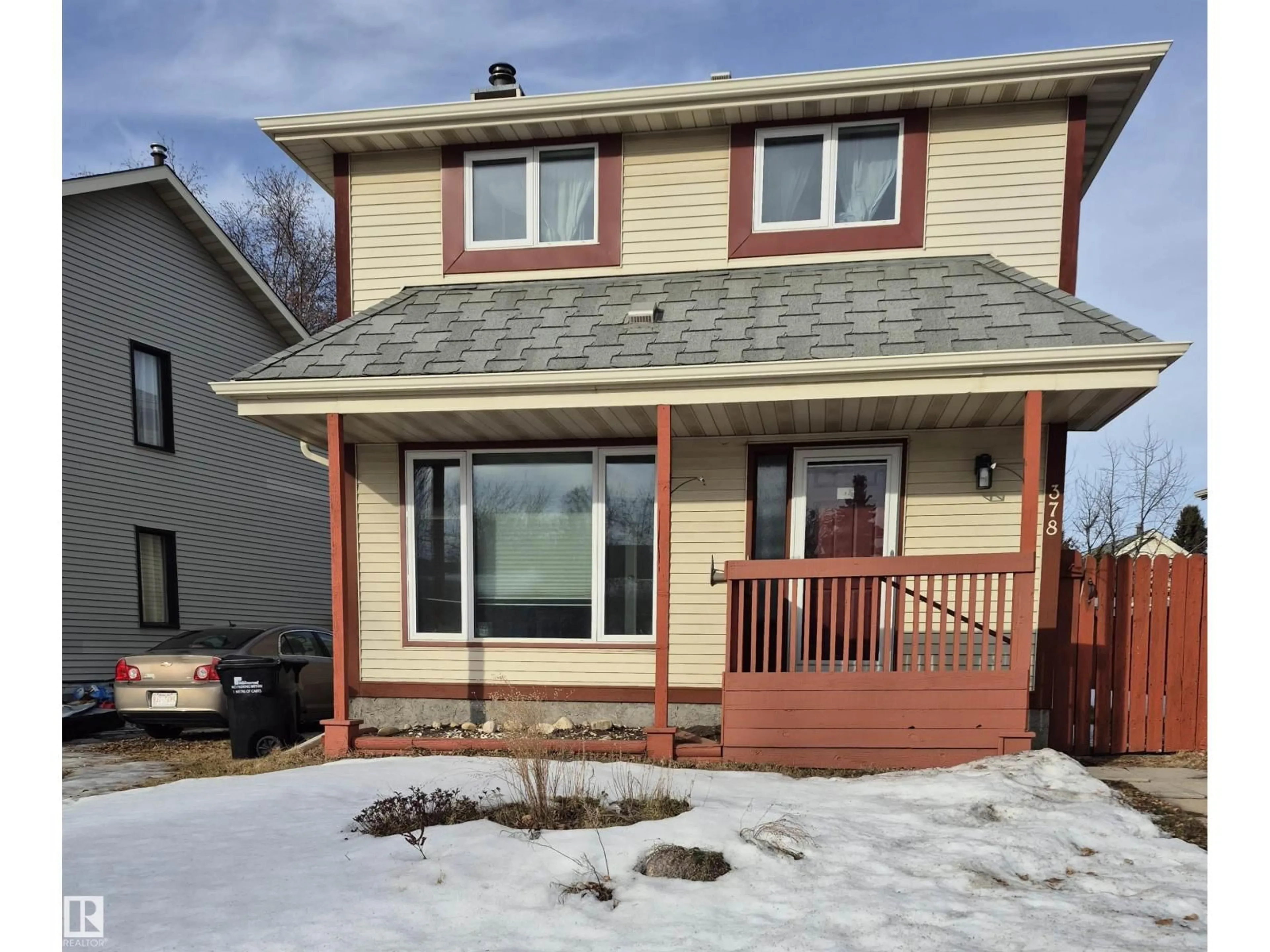 Home with vinyl exterior material, street for 378 VILLAGE DR, Sherwood Park Alberta T8A4N3