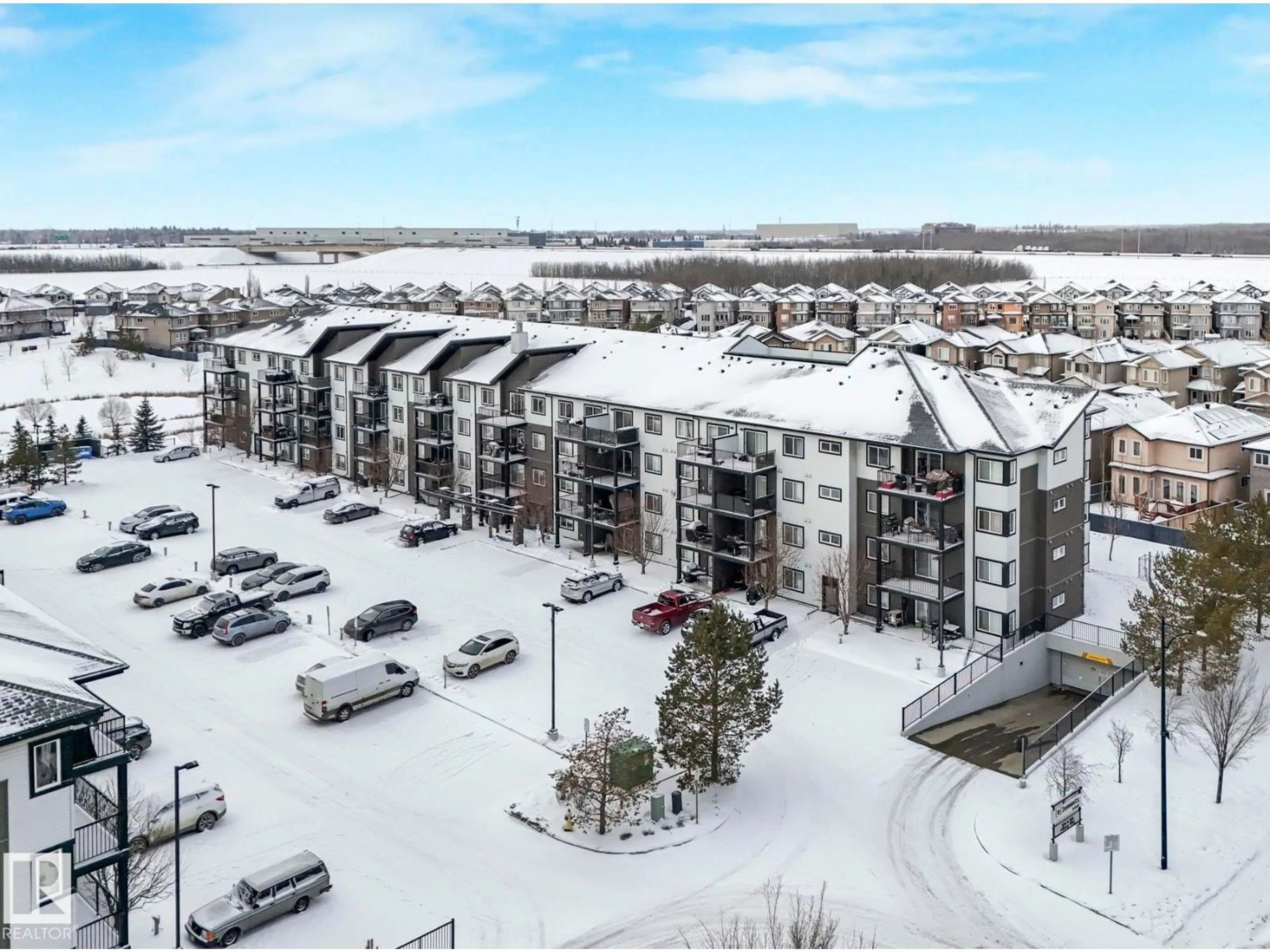 A pic from outside/outdoor area/front of a property/back of a property/a pic from drone, unknown for #212 - 508 ALBANY WY, Edmonton Alberta T6V0L1