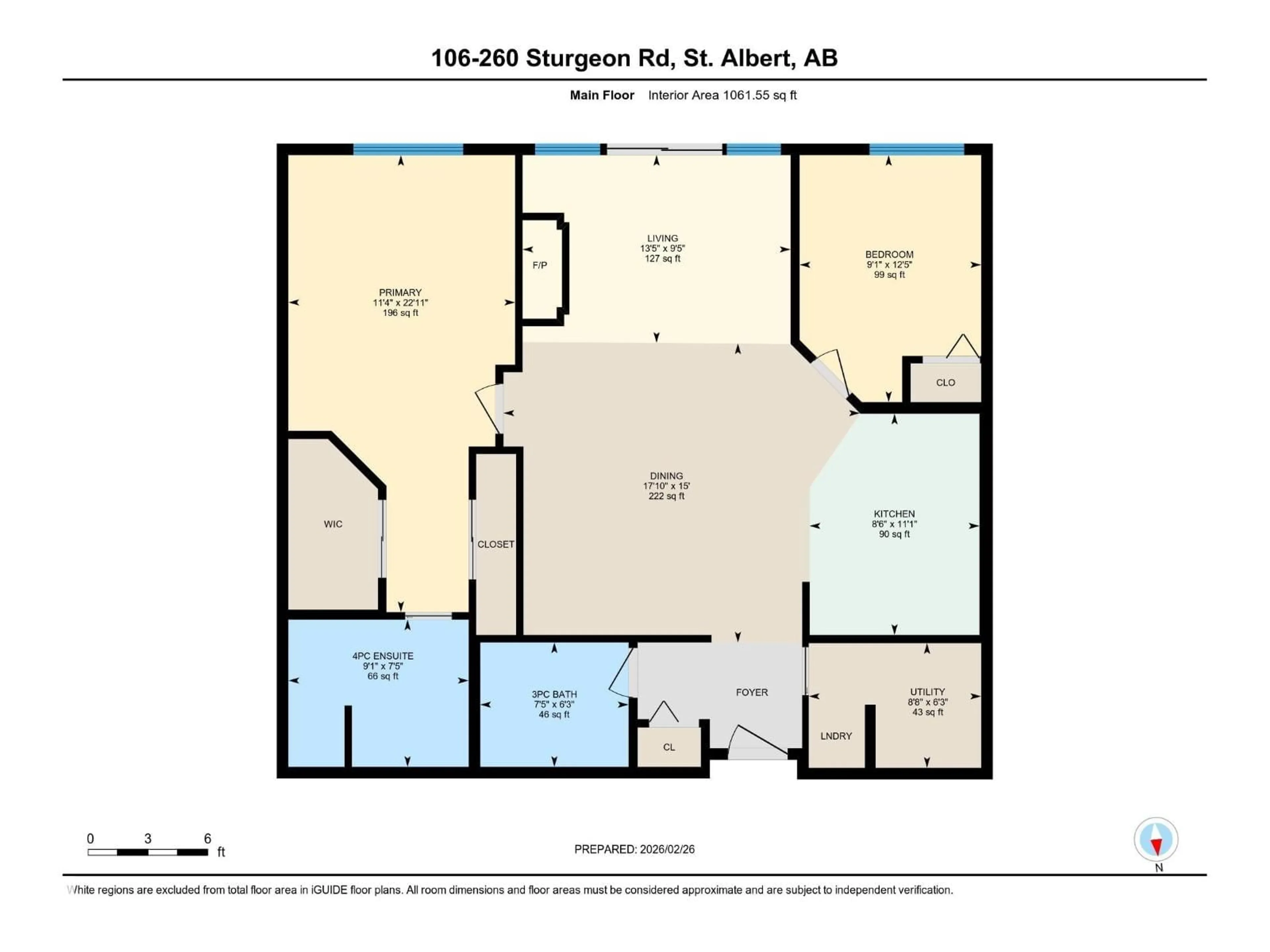 Floor plan for 106 STURGEON RD, St. Albert Alberta T8N7C6