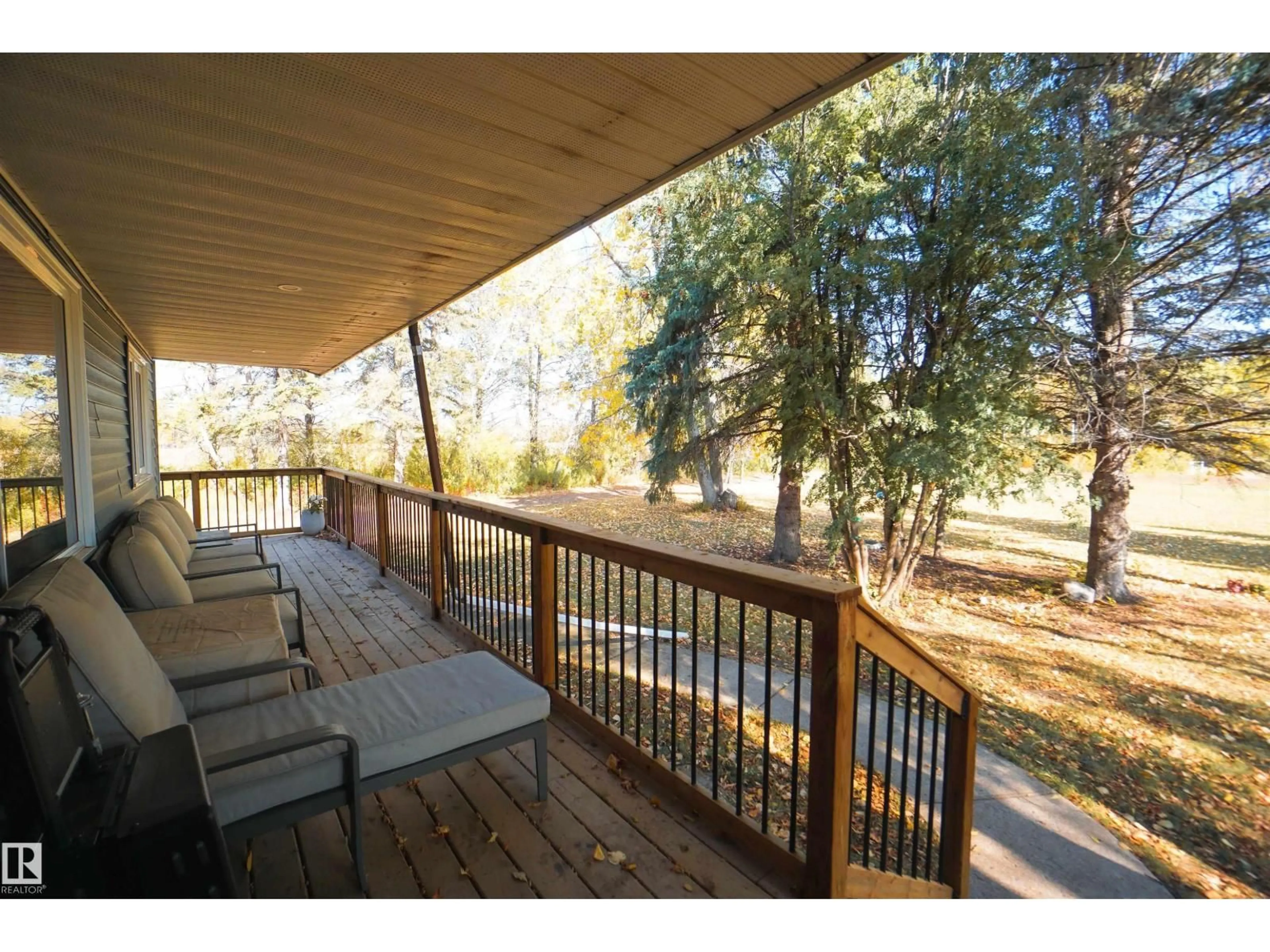 Patio, water/lake/river/ocean view for 56424 RGE ROAD 245, Rural Sturgeon County Alberta T5Y0G9