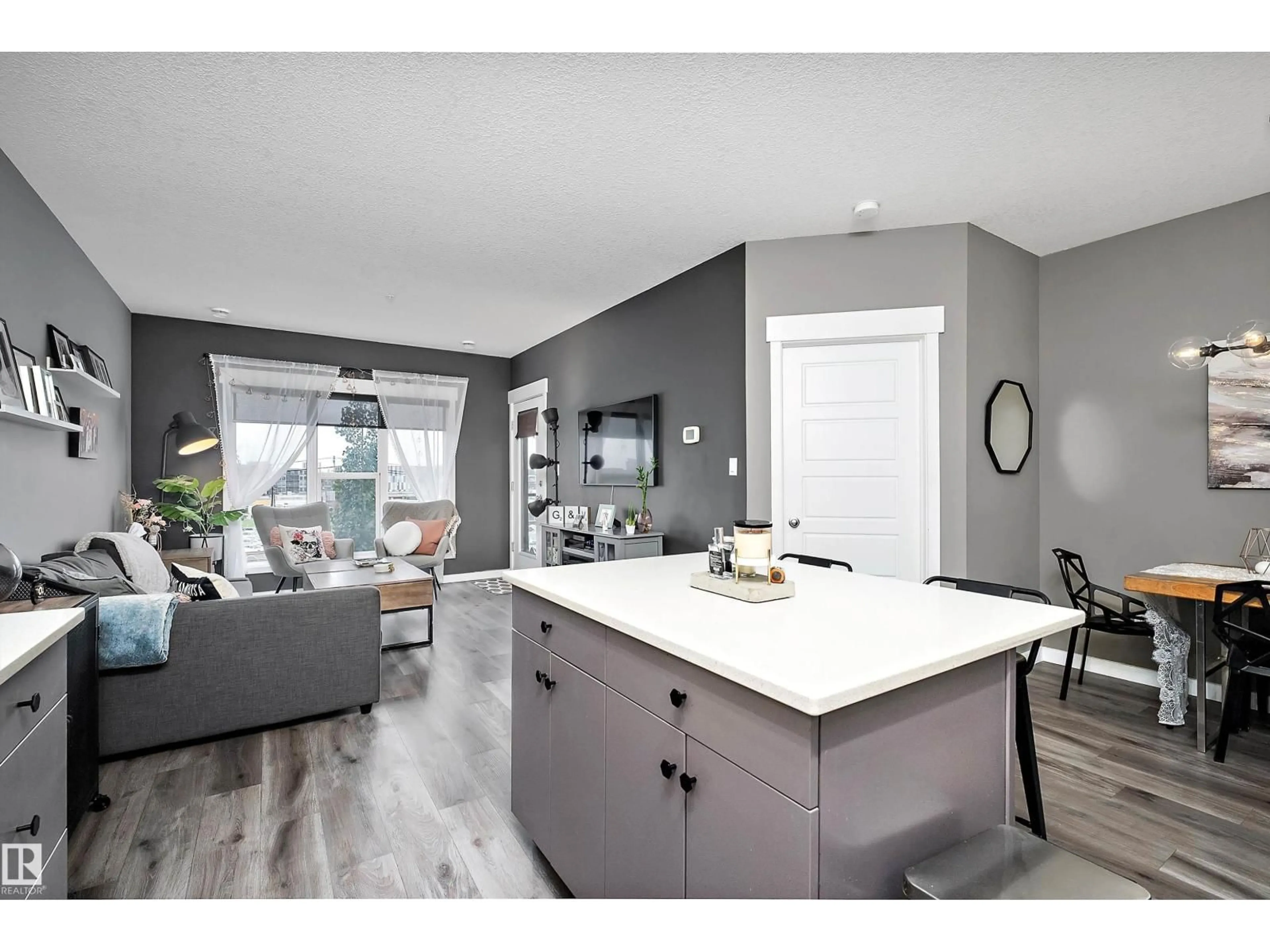 Open concept kitchen, unknown for 406 - 10518 113 ST, Edmonton Alberta T5H0C6