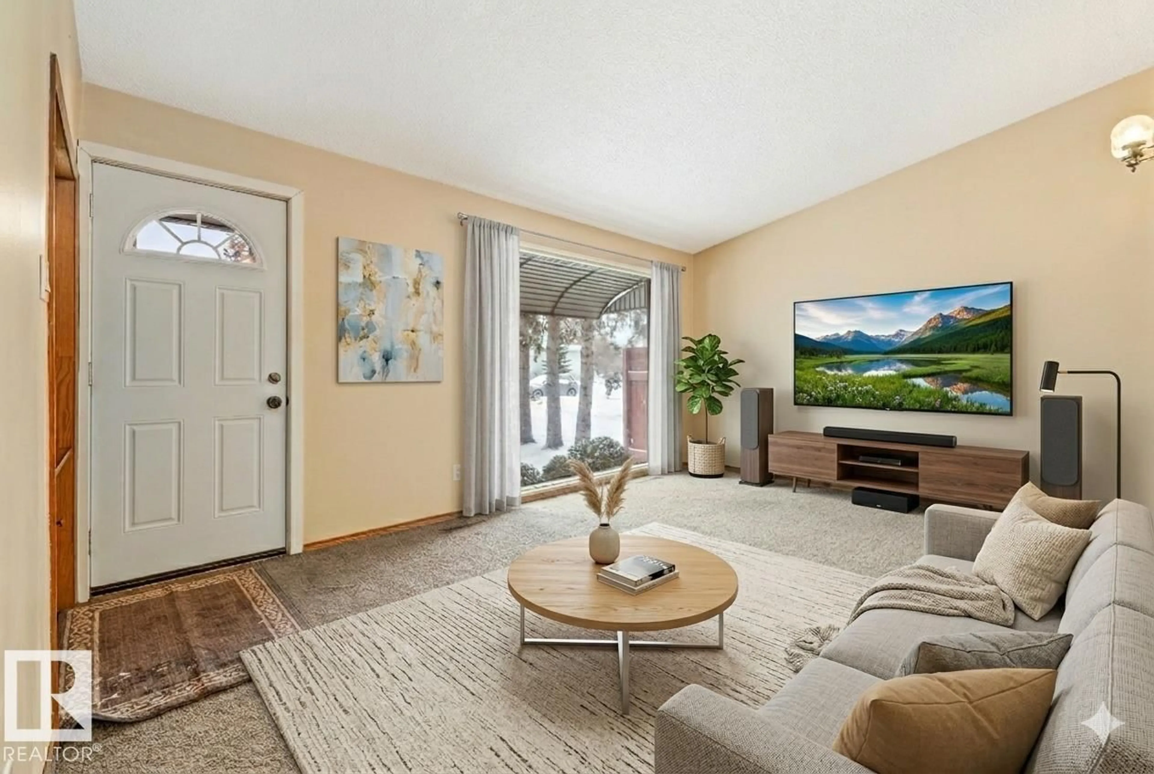 Living room with furniture, unknown for NW - 10971 157 ST, Edmonton Alberta T5P2W2