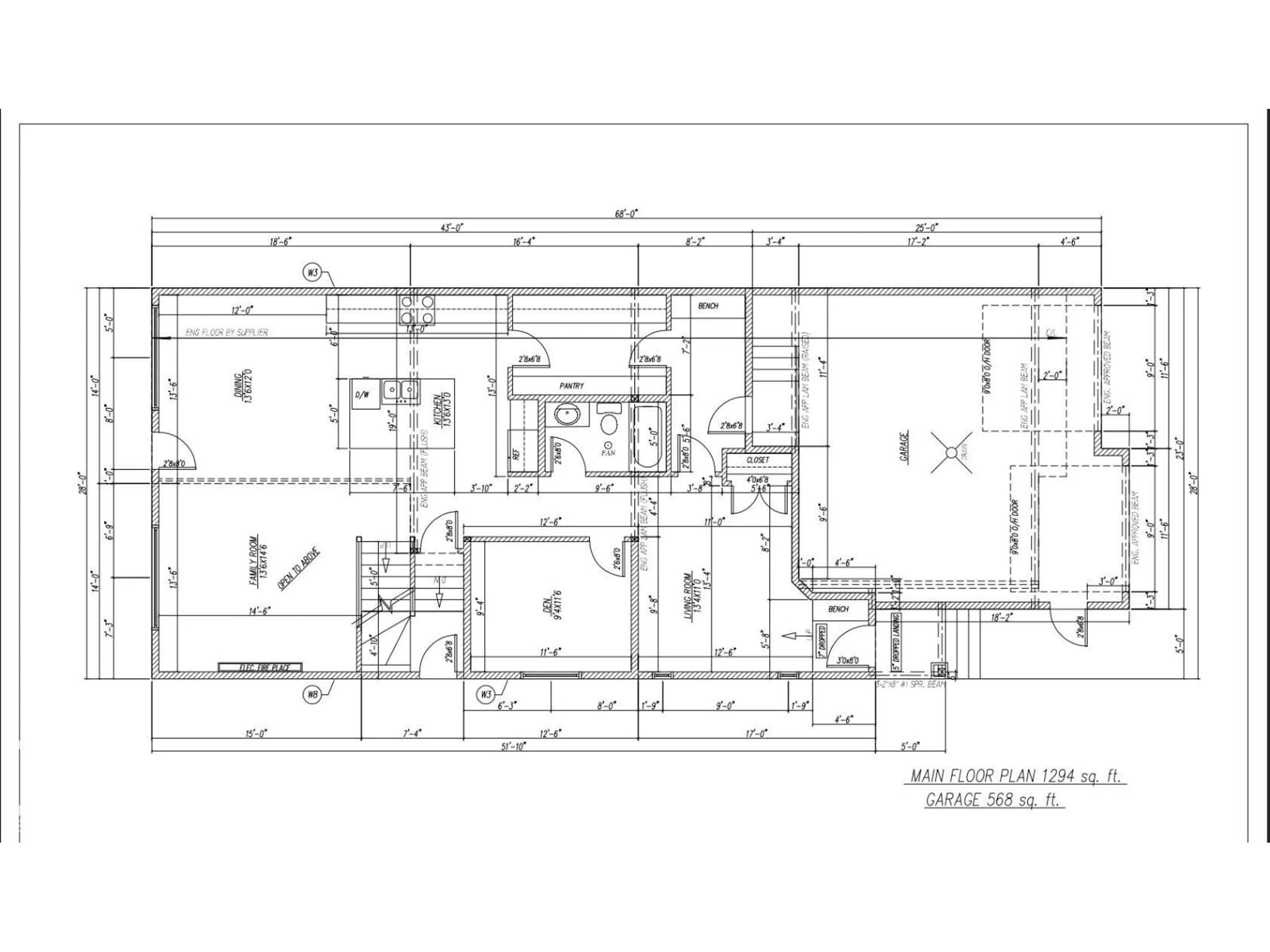 Floor plan for 213 FRASER WY, Edmonton Alberta T5Y4C1