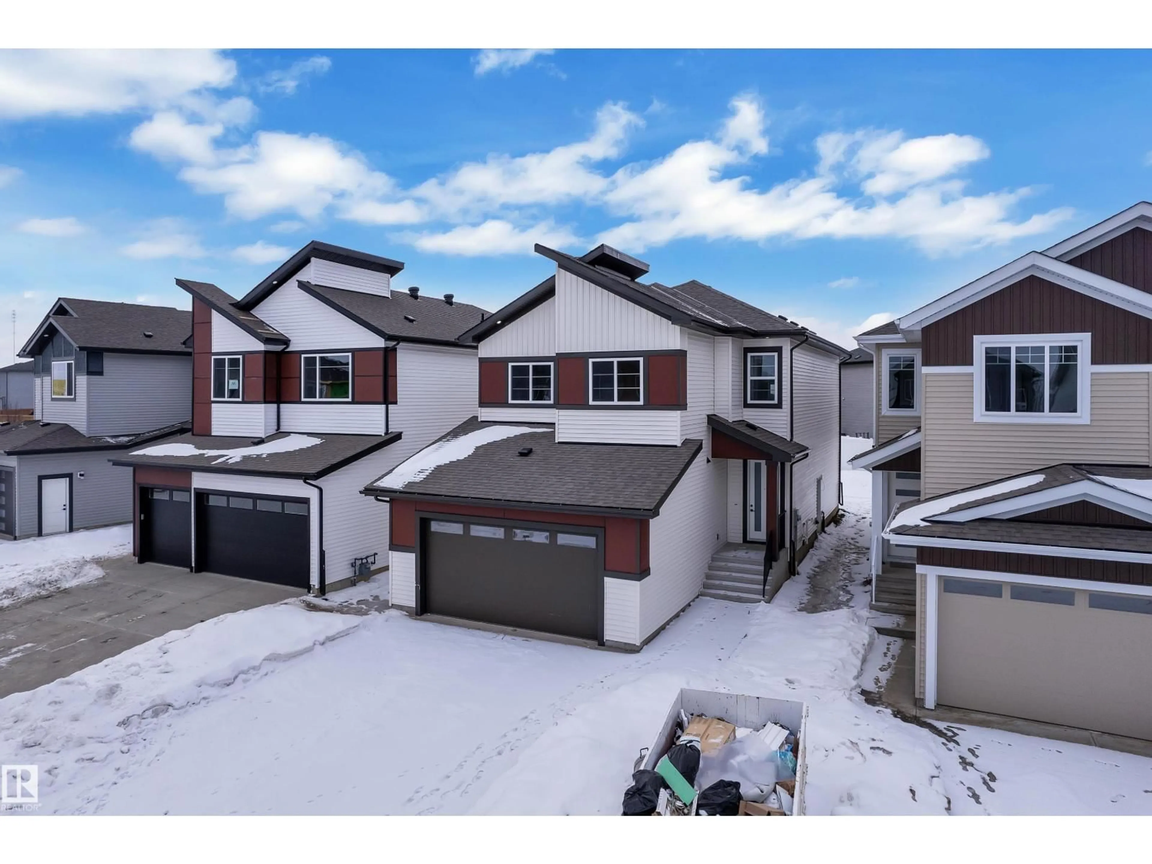 A pic from outside/outdoor area/front of a property/back of a property/a pic from drone, street for 741 ASTORIA WY, Devon Alberta T9G0M7