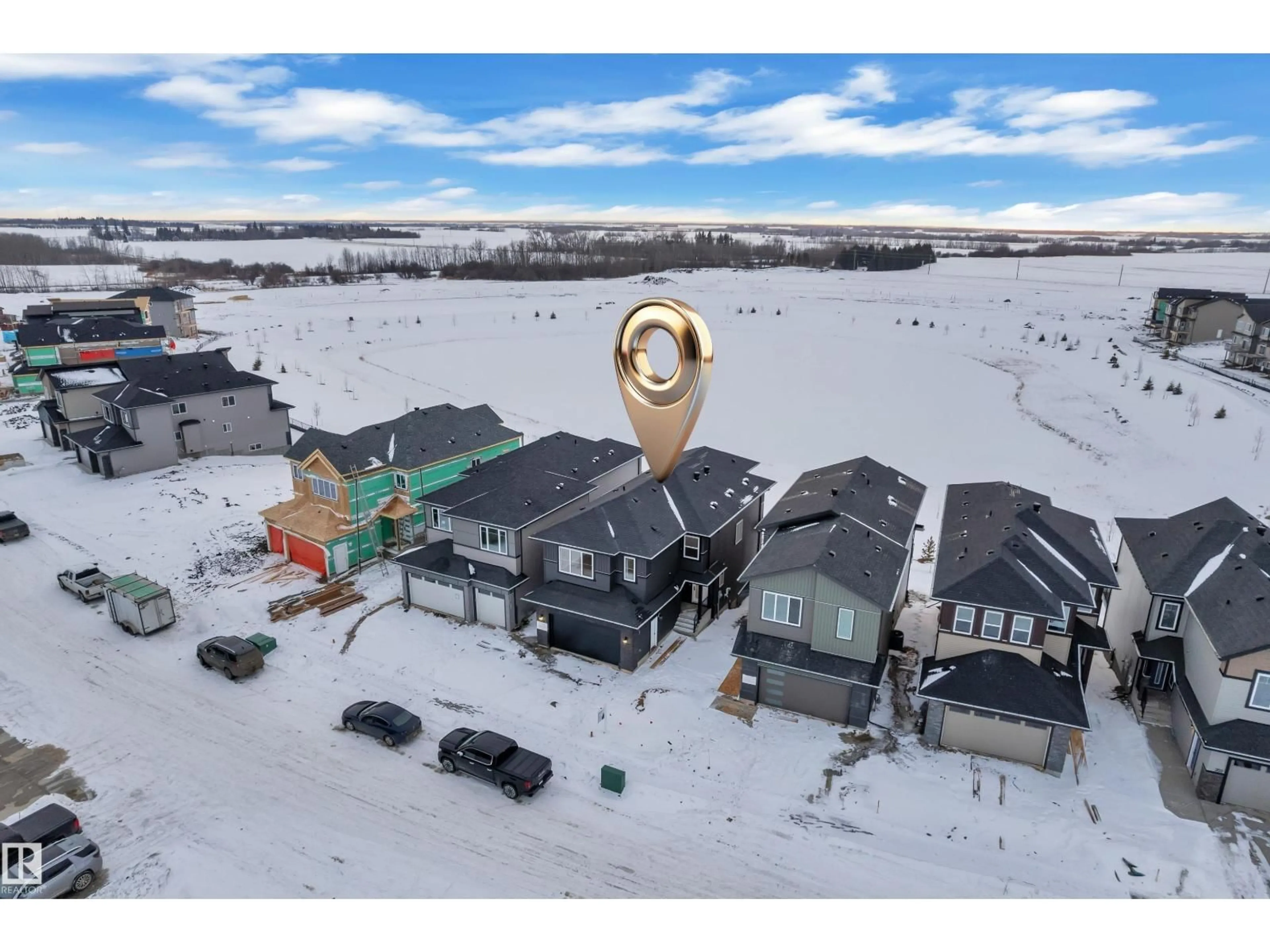 A pic from outside/outdoor area/front of a property/back of a property/a pic from drone, unknown for 209 CRYSTAL CREEK DRIVE, Leduc Alberta T9E0X6