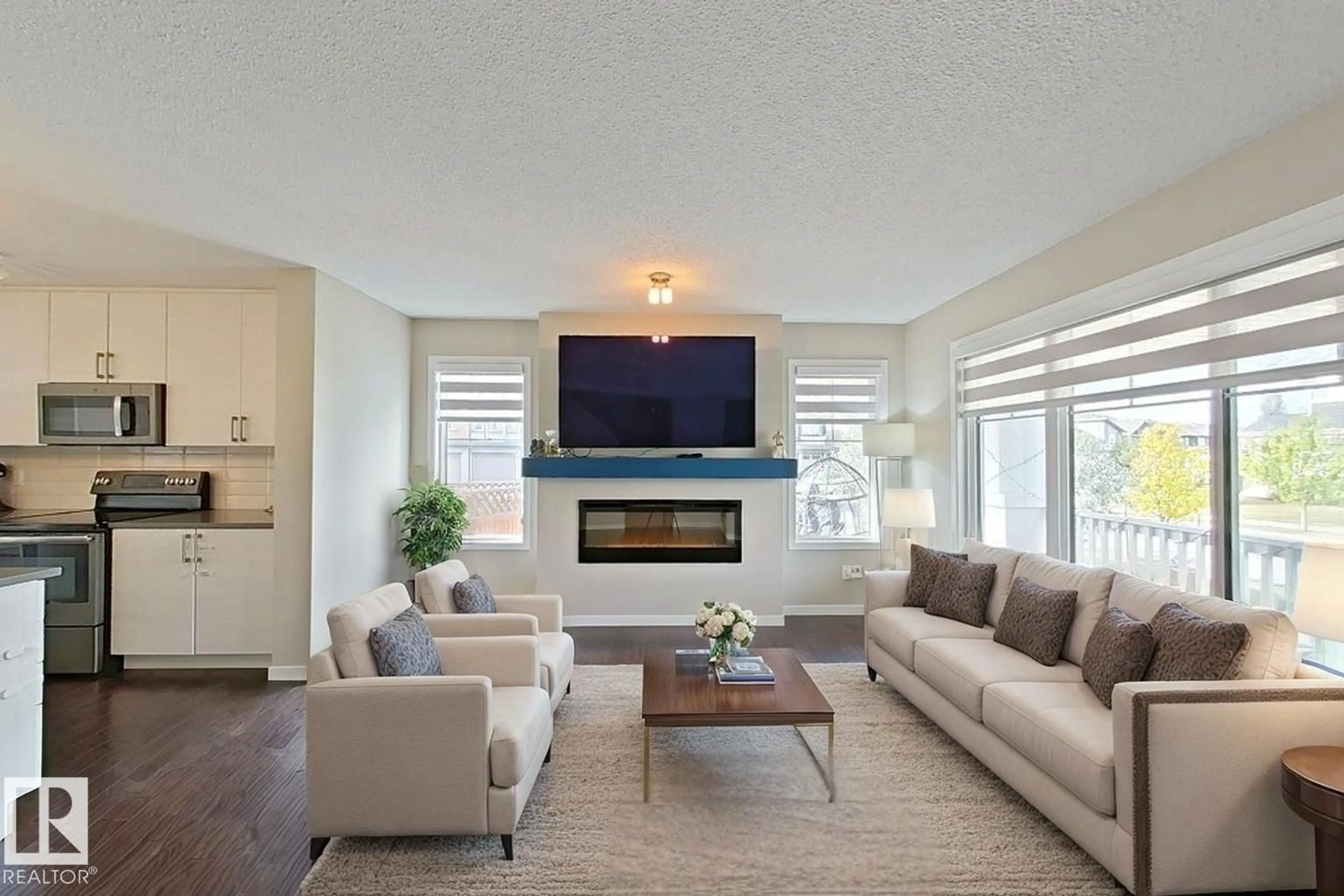 Living room with furniture, unknown for 4303 PROWSE LINK, Edmonton Alberta T6W3A7