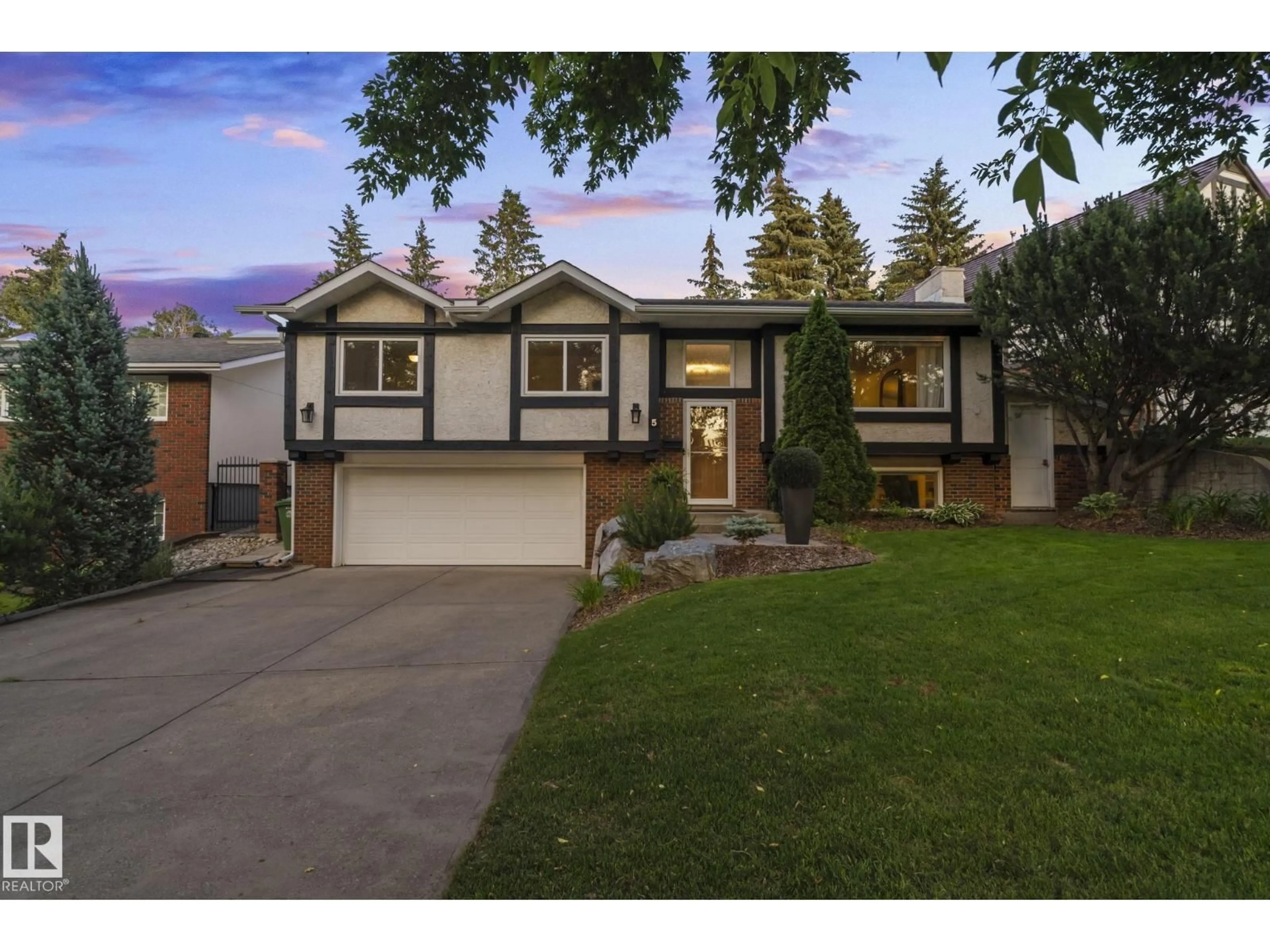 Home with brick exterior material, street for 5 GREENHILL ST, St. Albert Alberta T8N2B5