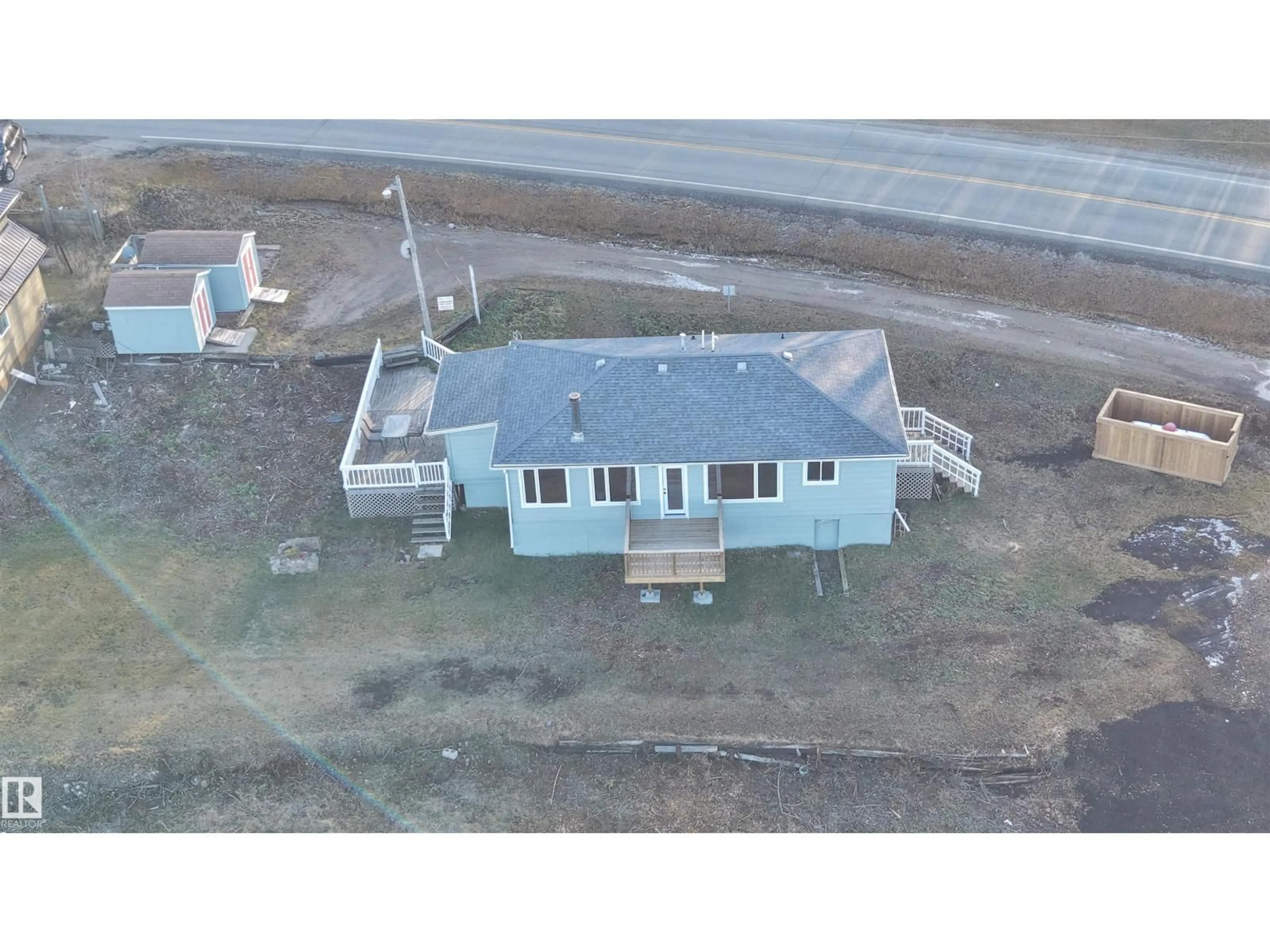 A pic from outside/outdoor area/front of a property/back of a property/a pic from drone, building for 490 & 492 LAKEVIEW DRIVE, Rural Lac Ste. Anne County Alberta T0E1V0