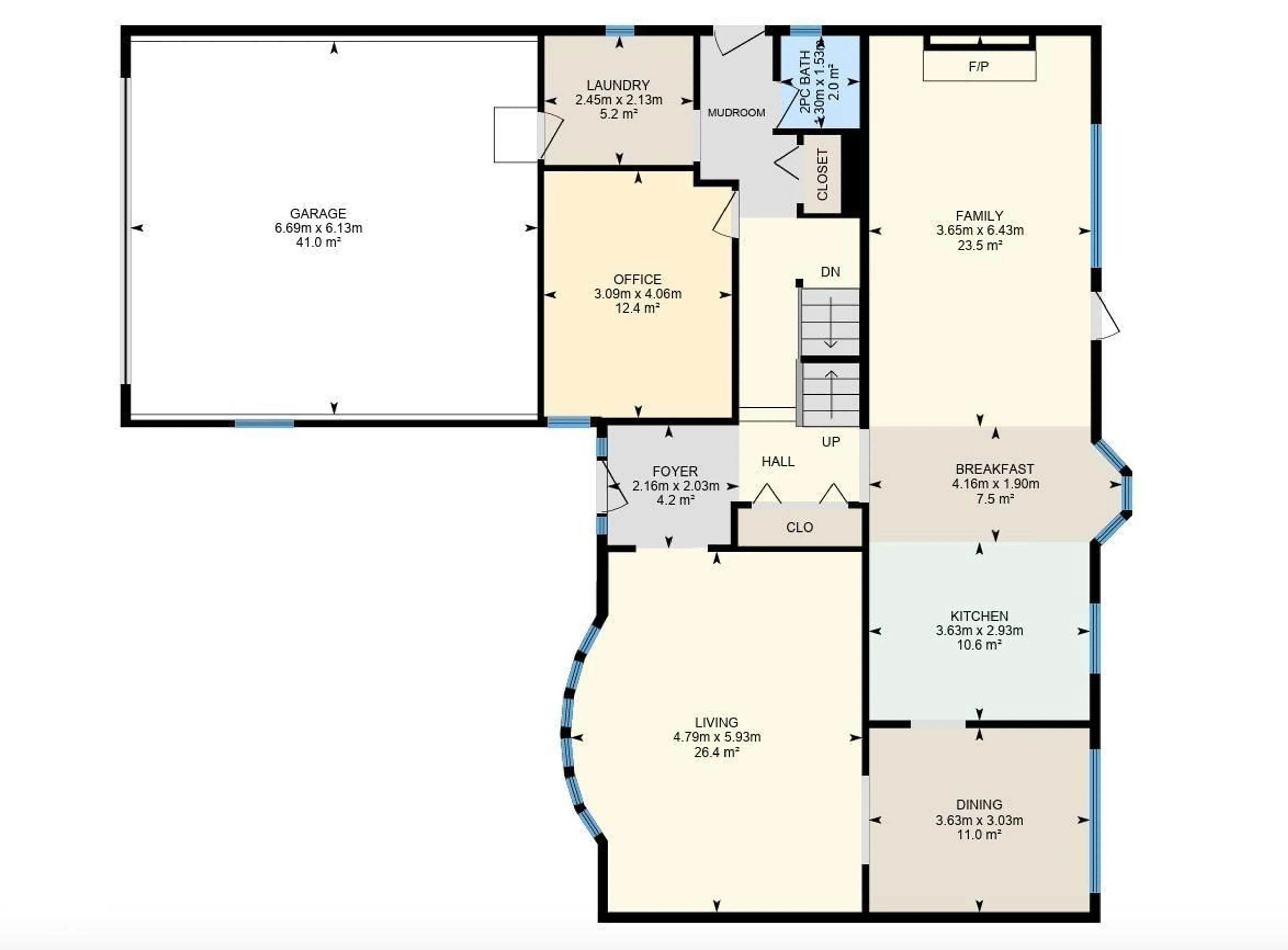 Floor plan for 279 WESTRIDGE RD, Edmonton Alberta T5T1C2