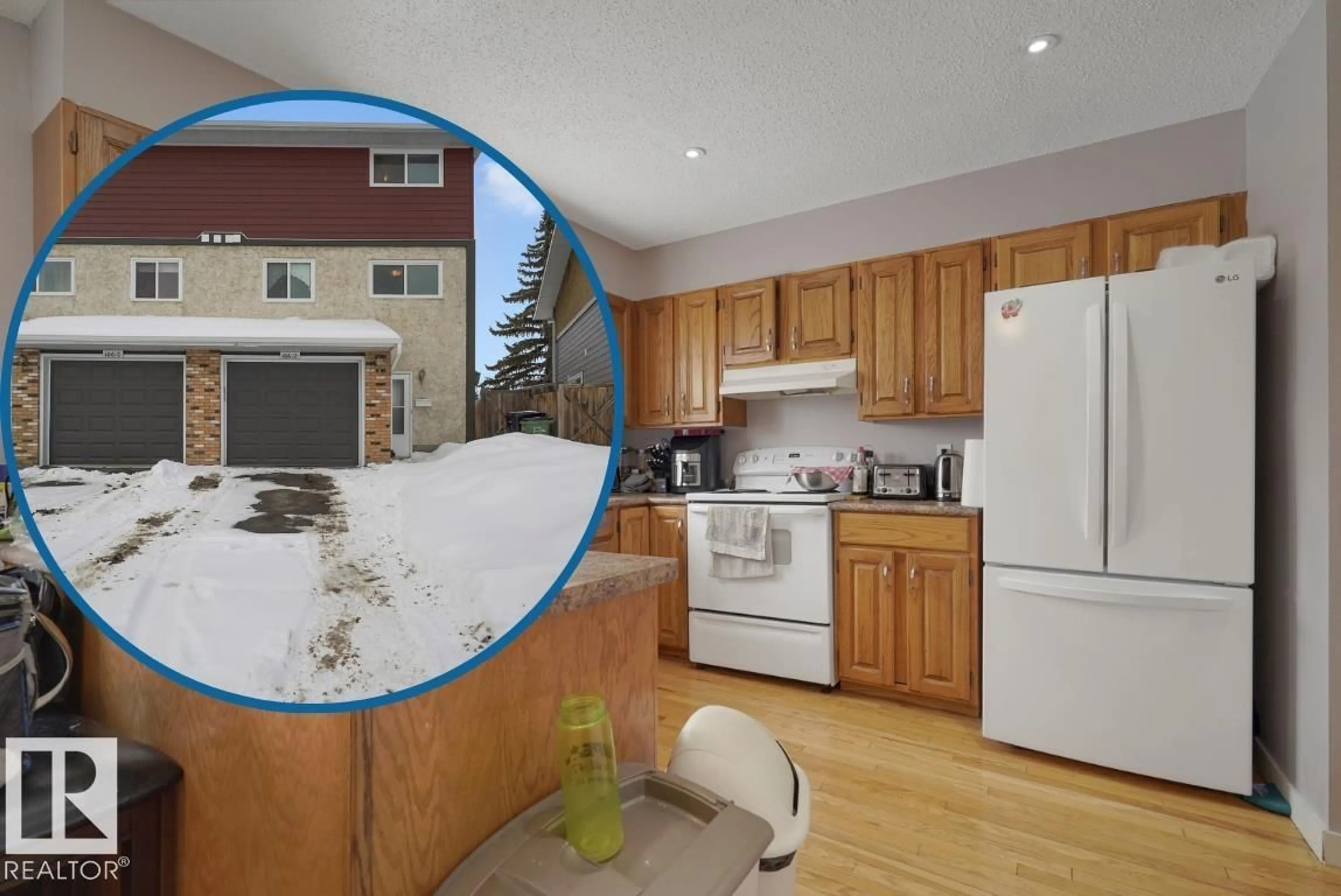 Open concept kitchen, unknown for 10612 158 AV, Edmonton Alberta T5X4H5