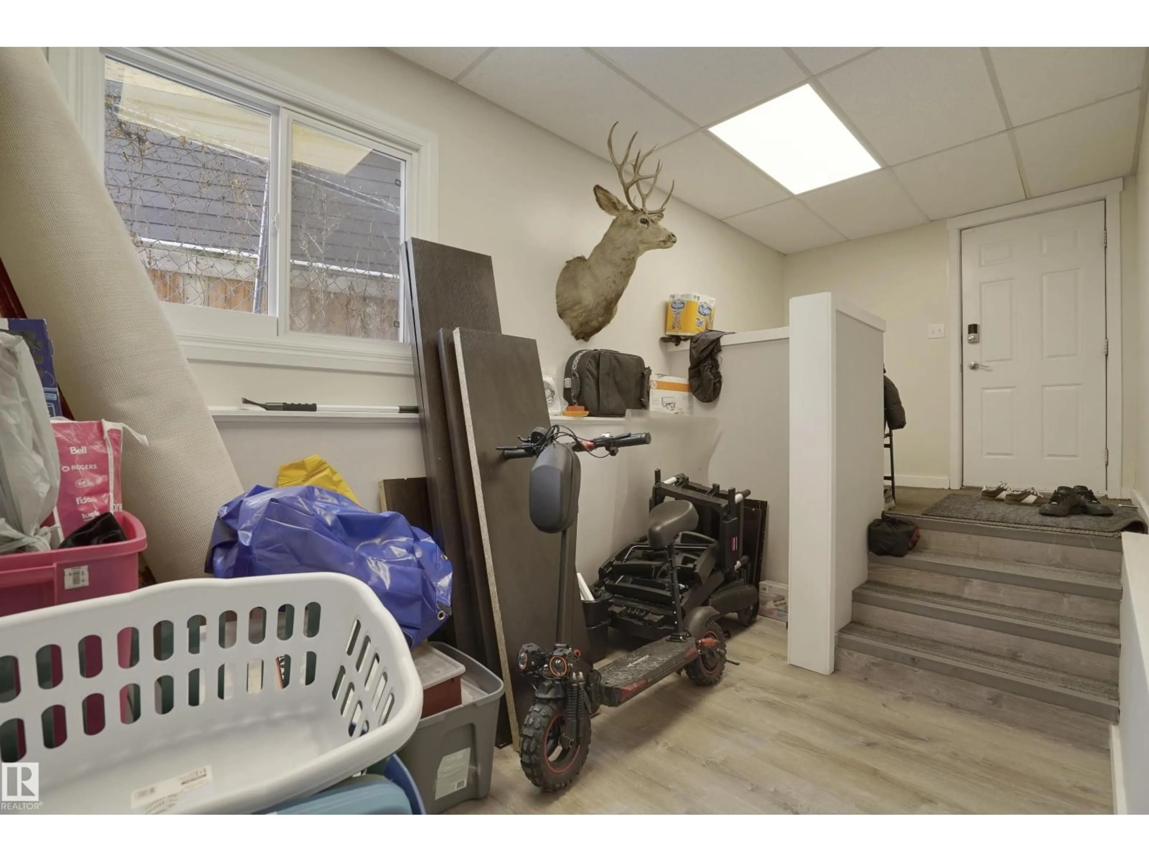 Storage room or clothes room or walk-in closet for 10612 158 AV, Edmonton Alberta T5X4H5