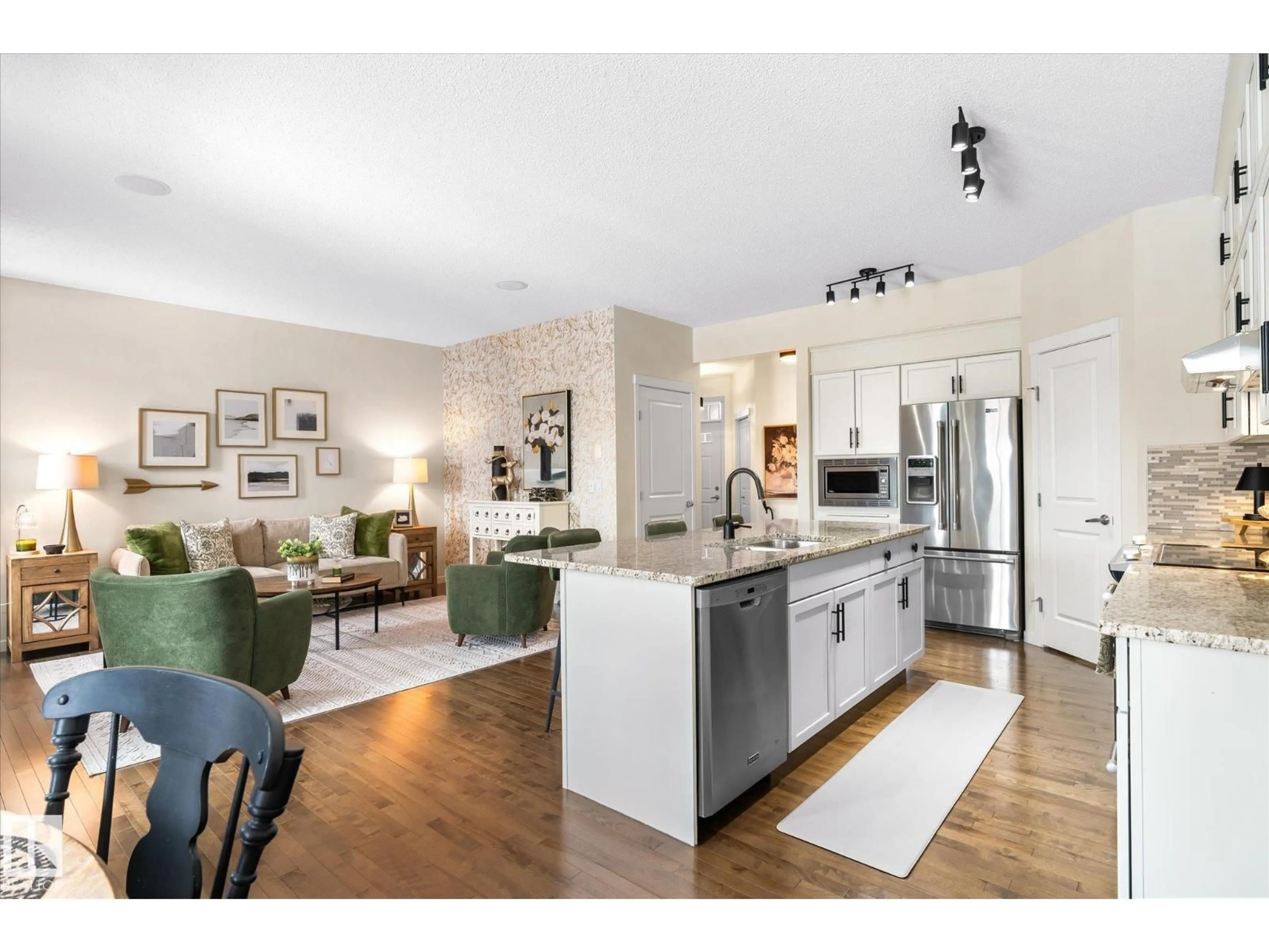 Open concept kitchen, unknown for NW - 5916 175 AV, Edmonton Alberta T5Y0T4