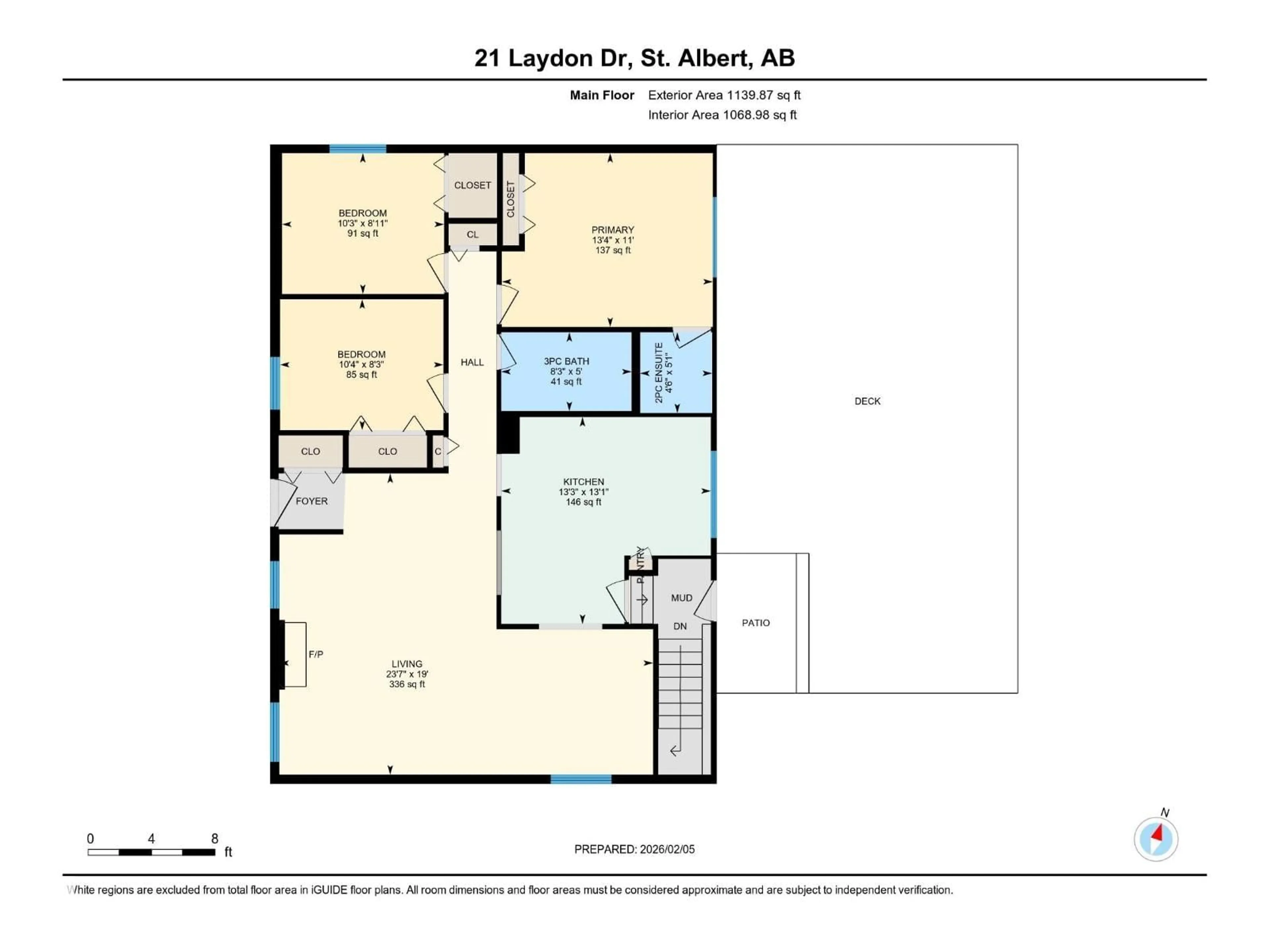 Floor plan for 21 LAYDON DR, St. Albert Alberta T8N2N1