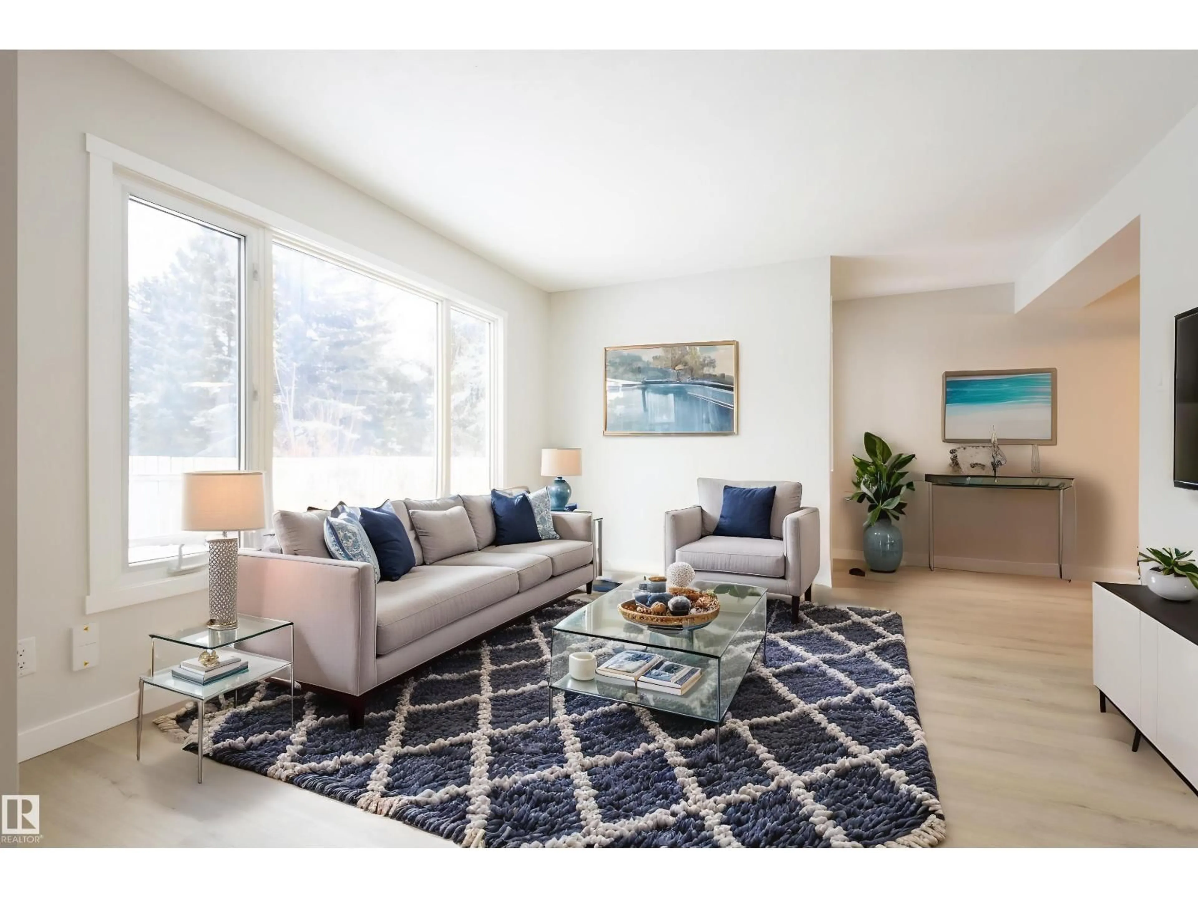 Living room with furniture, unknown for 30 AMBERLY CO, Edmonton Alberta T5A2H9