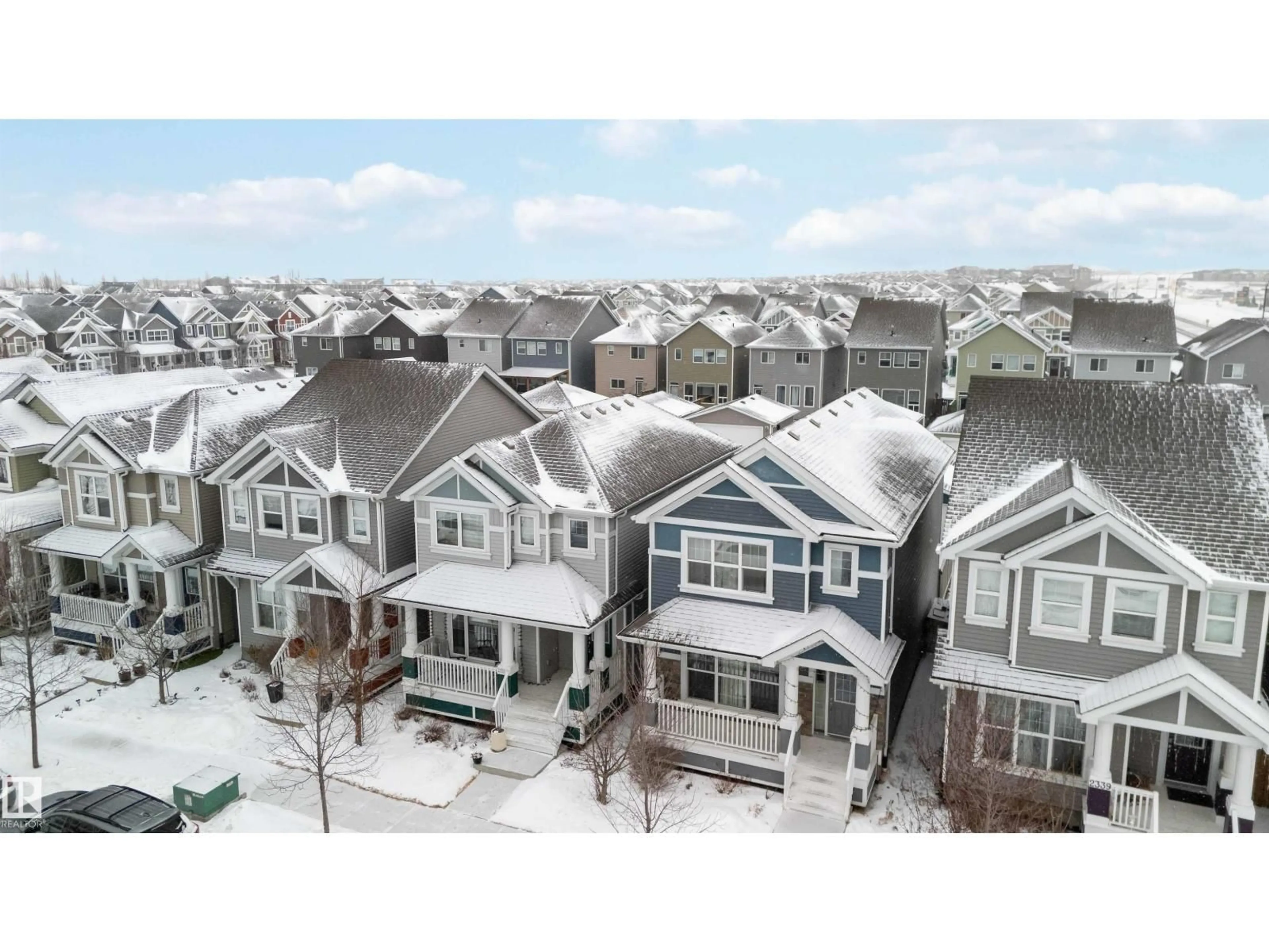 A pic from outside/outdoor area/front of a property/back of a property/a pic from drone, unknown for 2331 71 ST, Edmonton Alberta T6X1Z1