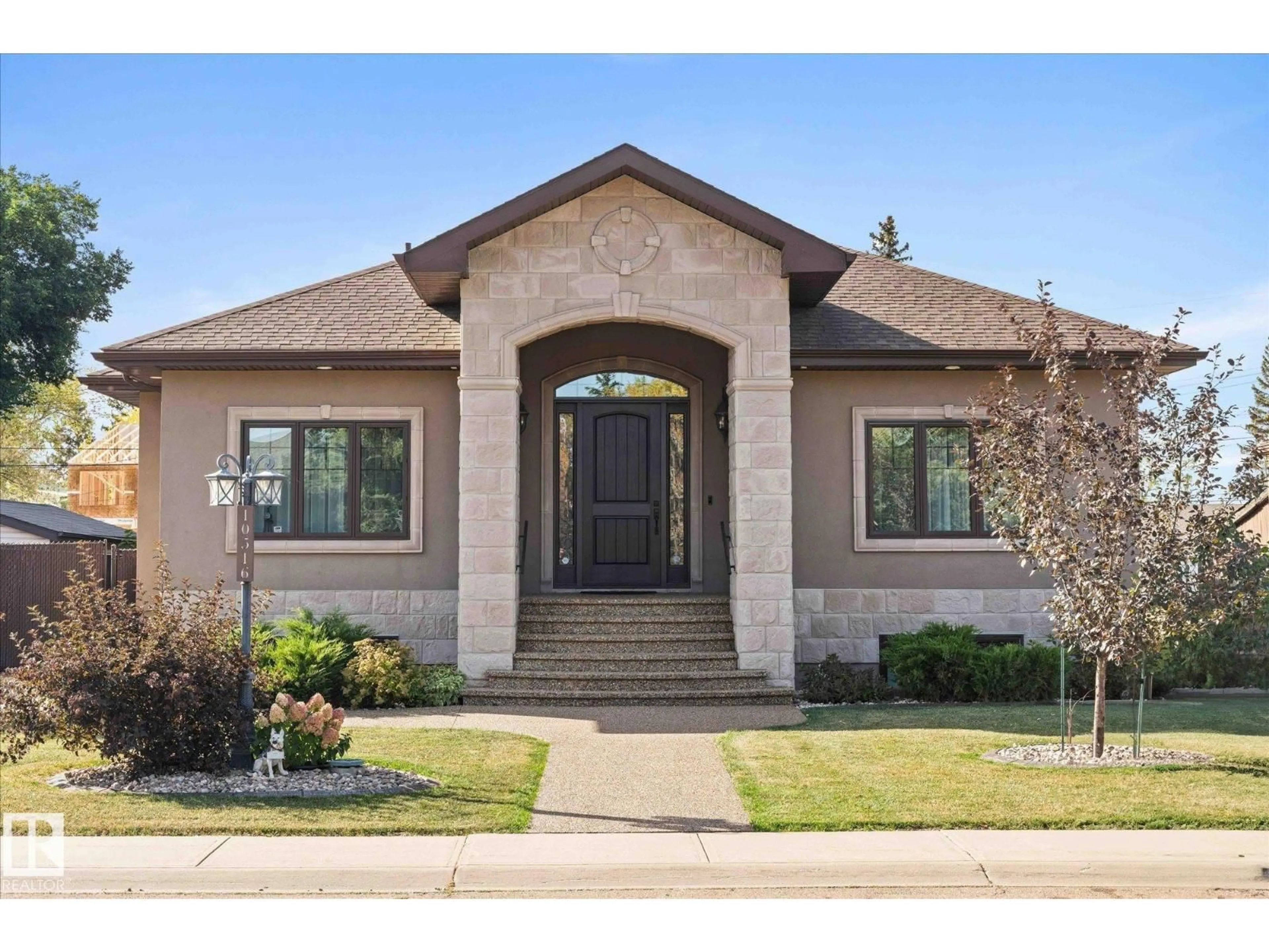 Home with brick exterior material, street for NW - 10516 158 ST, Edmonton Alberta T5P2Y6