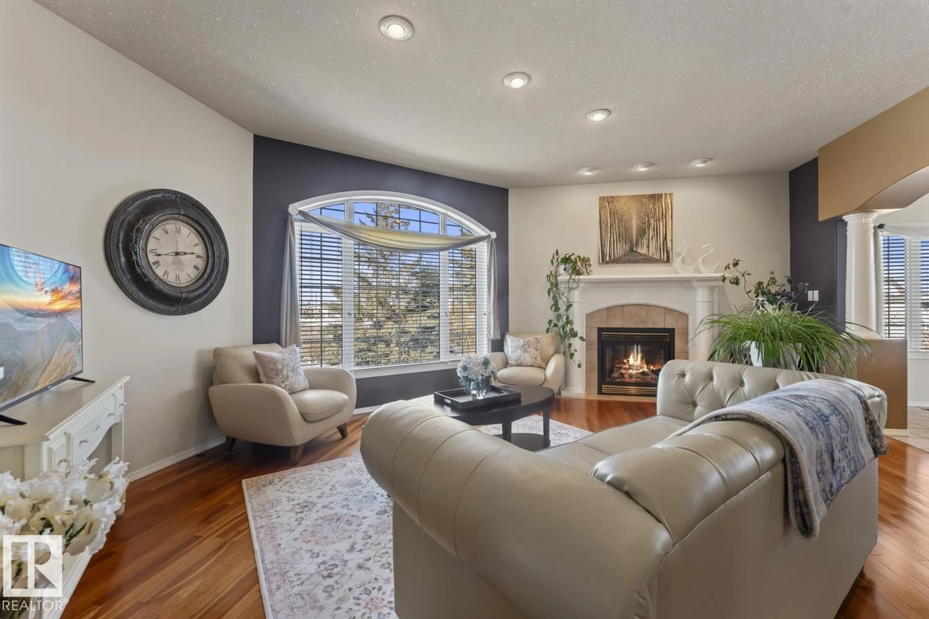 Living room with furniture, unknown for 4011 38 ST, Bonnyville Town Alberta T9N2K2