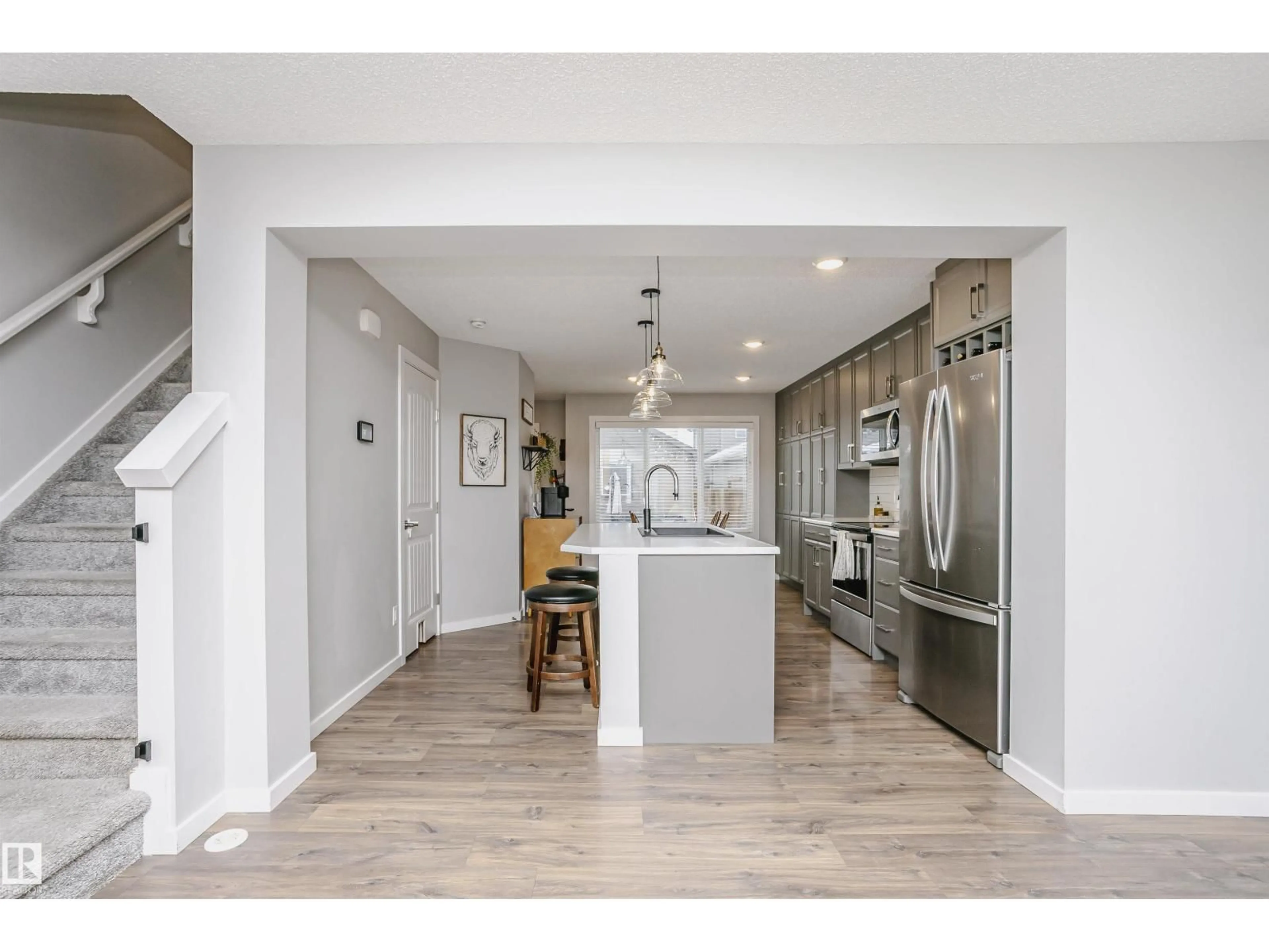 Open concept kitchen, unknown for 350 DESROCHERS BV, Edmonton Alberta T6W3J2