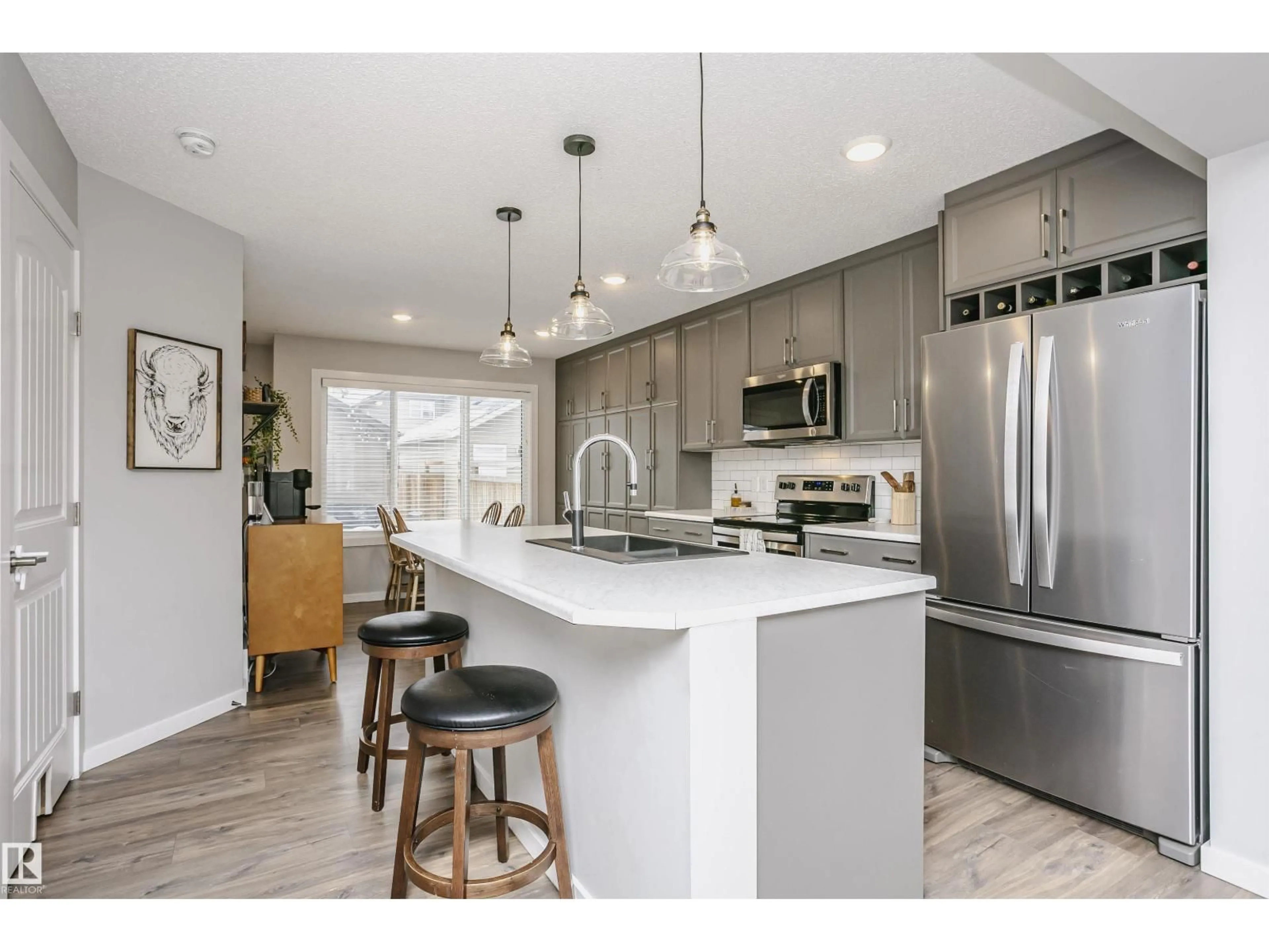 Open concept kitchen, unknown for 350 DESROCHERS BV, Edmonton Alberta T6W3J2