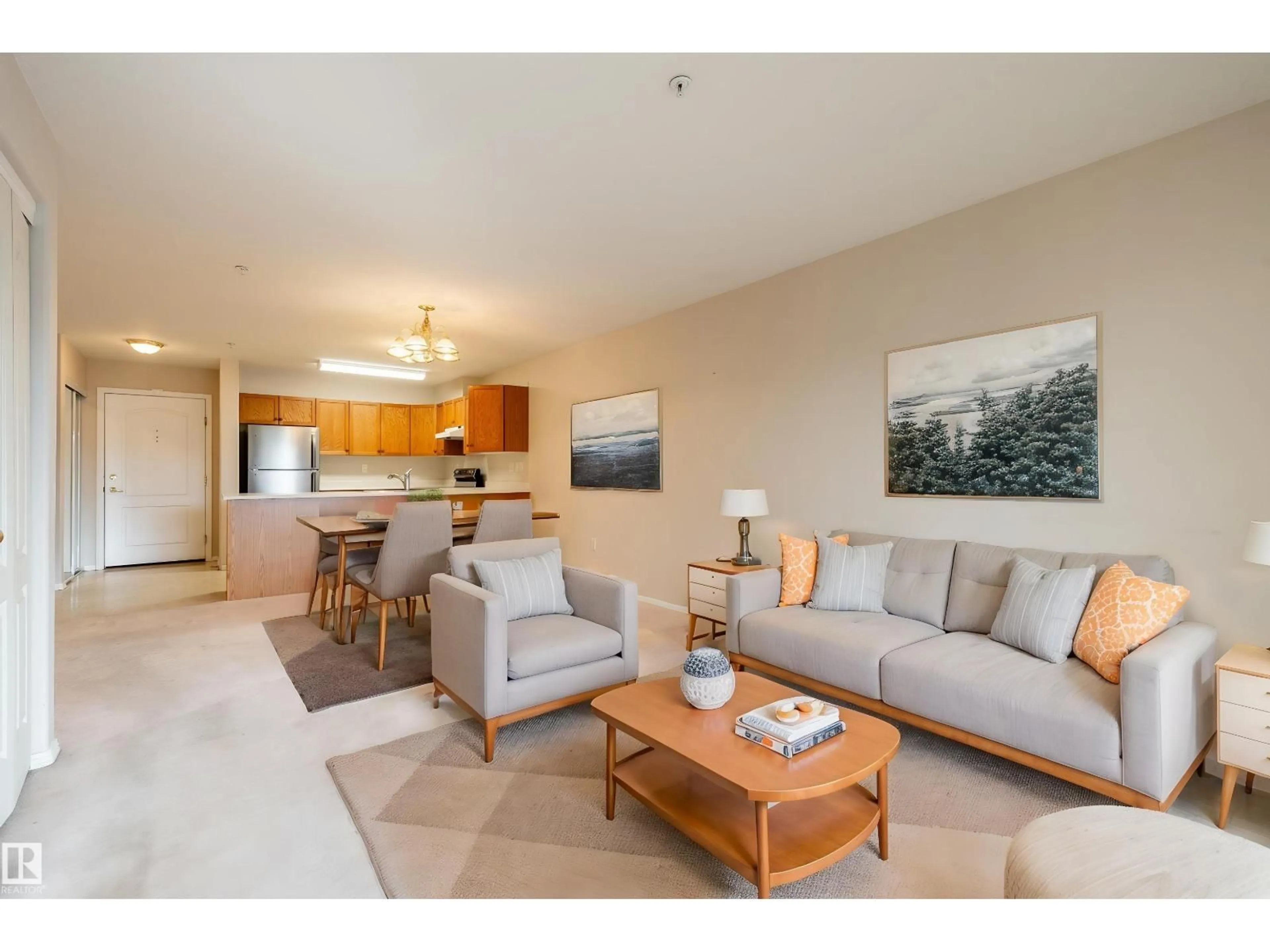 Living room with furniture, unknown for 209 - 8912 156 ST, Edmonton Alberta T5R5Z2