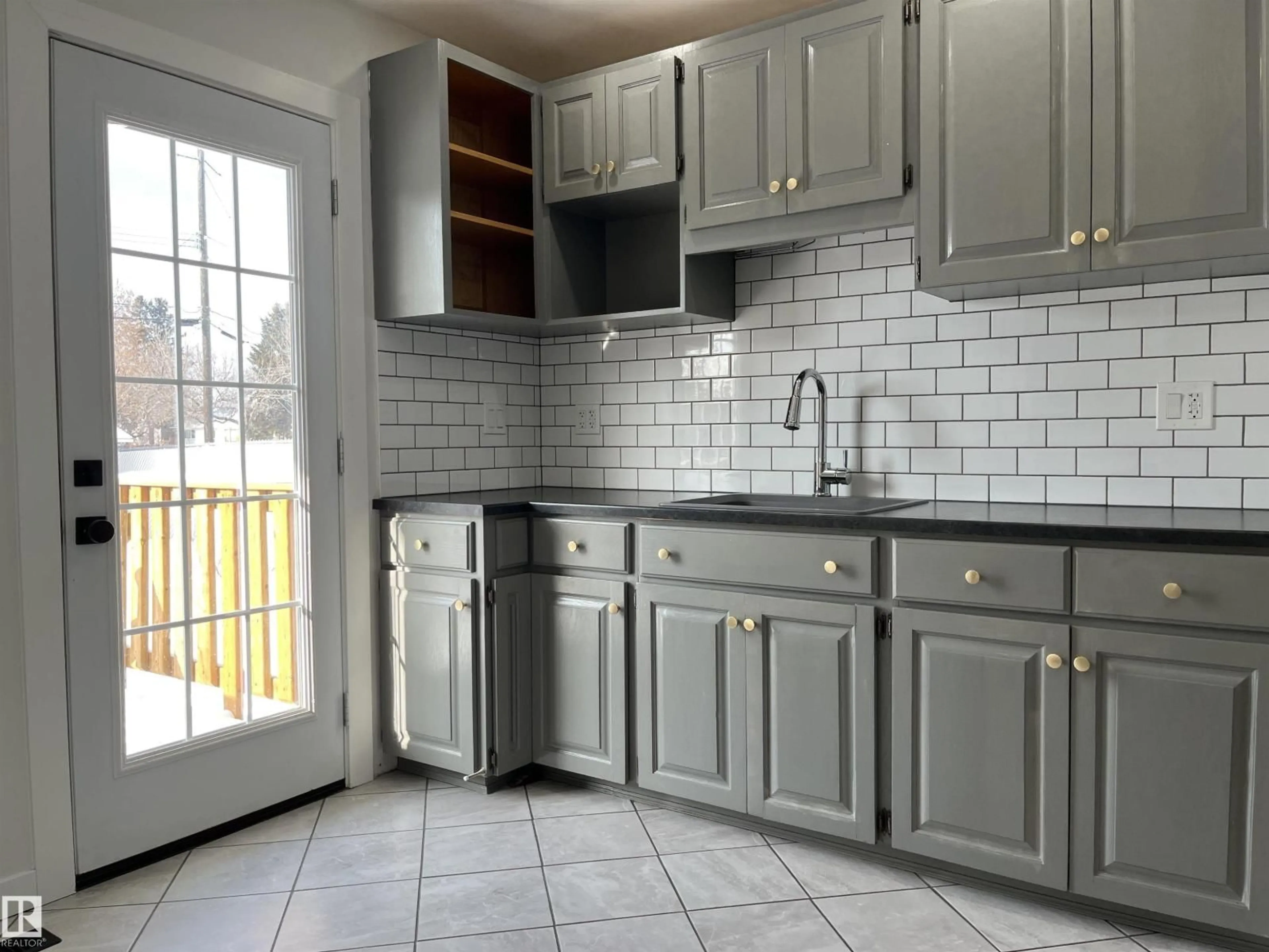 Standard kitchen, ceramic/tile floor for NW - 10832 163 ST, Edmonton Alberta T5P3P6